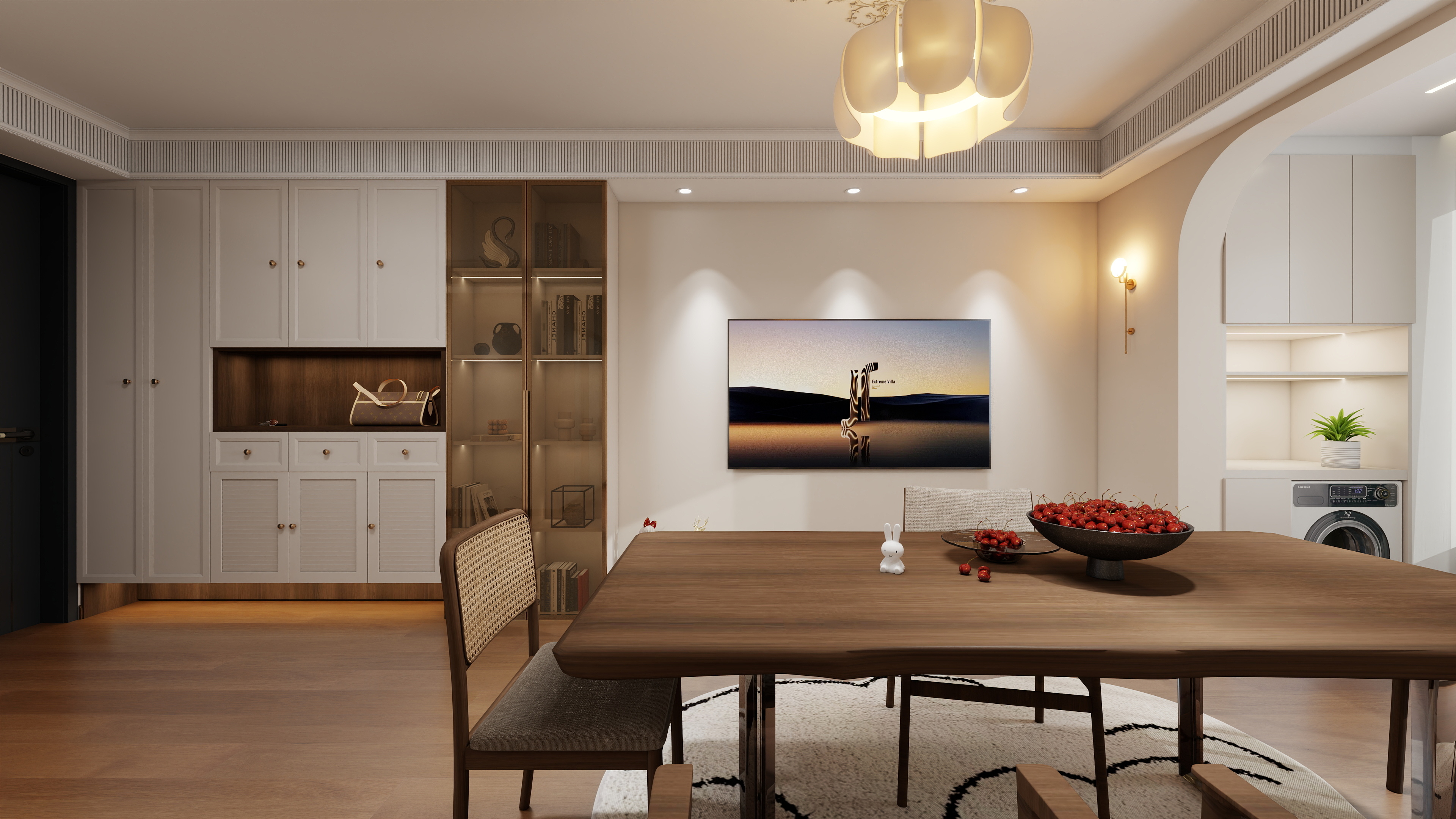 设计师小张哥-《暖居》-外滩壹号法式85㎡2室-装修设计方案