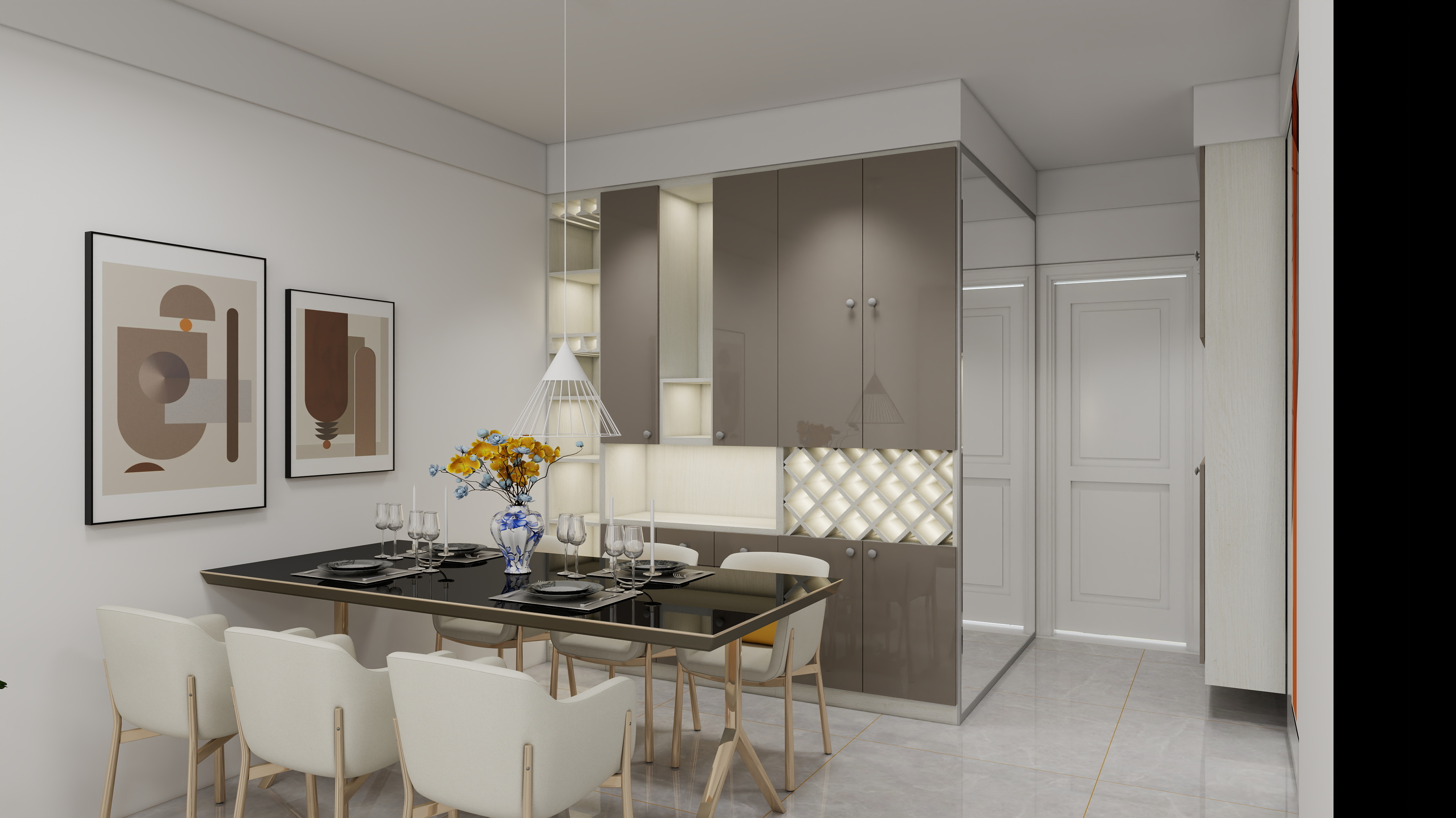 王工Jiang-海德公园81㎡3室-装修设计方案