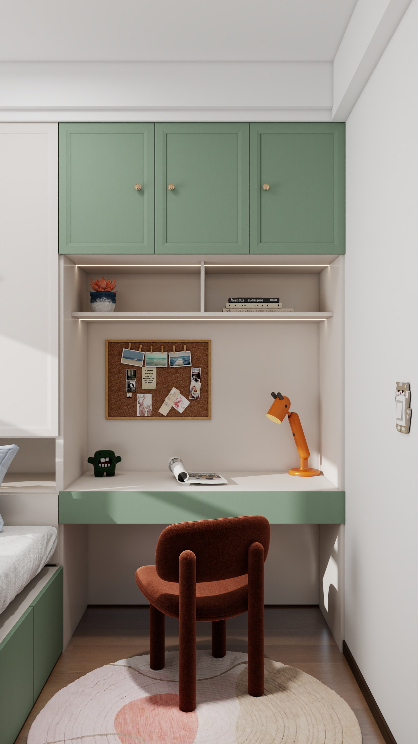 设计师小张哥-外滩壹号法式68㎡2室装修效果图