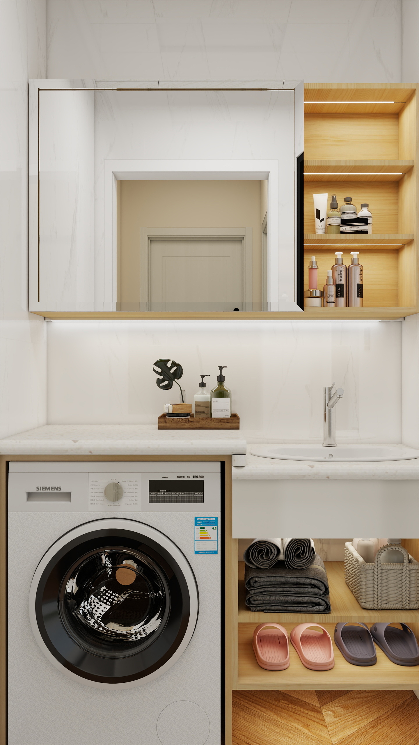 不出新手村的匠人-58㎡2室装修效果图