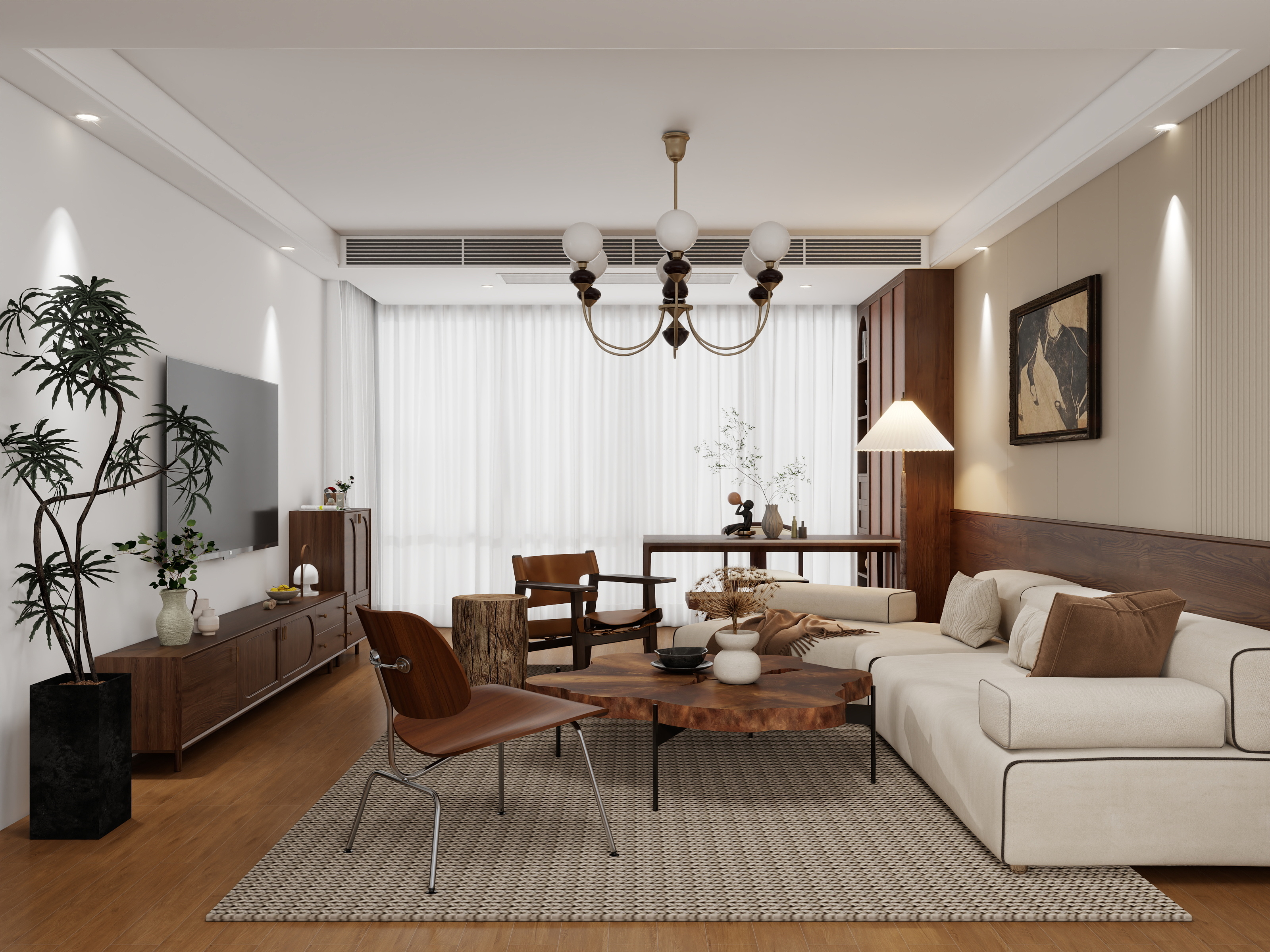 青木boss-中古风-装修设计方案