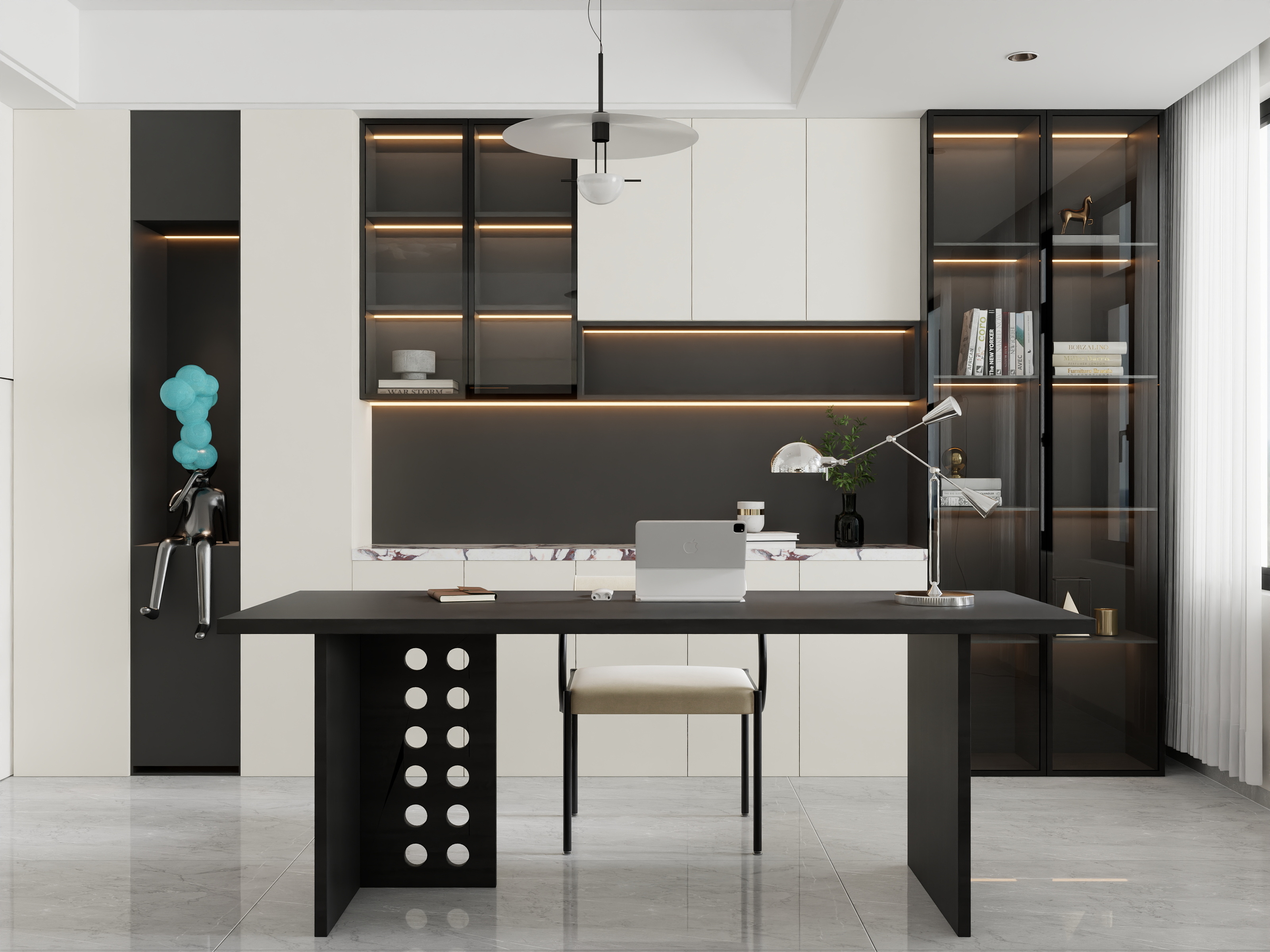 设计师子衿-汉高-学士府-现代风格-装修设计方案