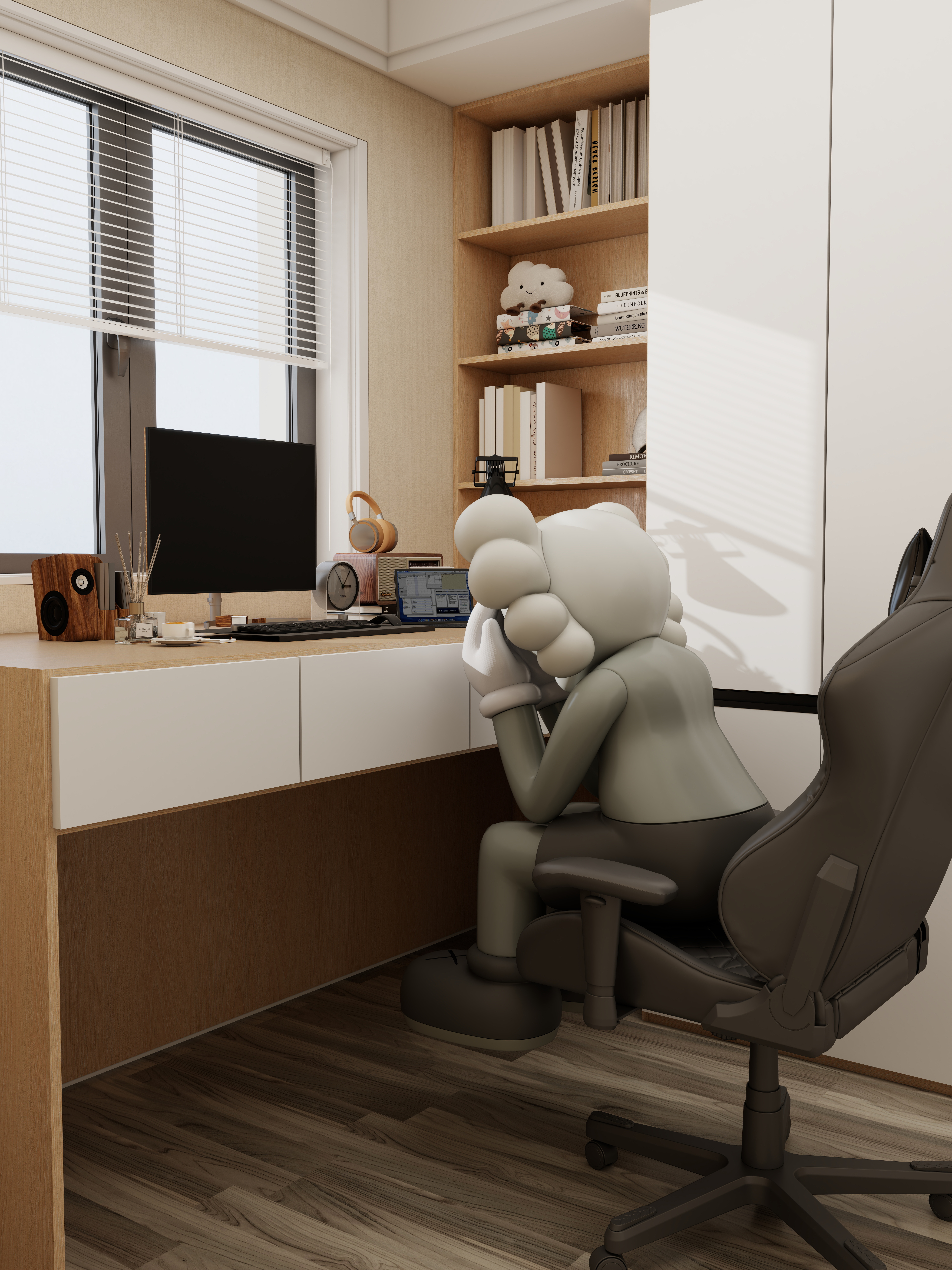 CHenWEIWu-现代简约114㎡3室-装修设计方案