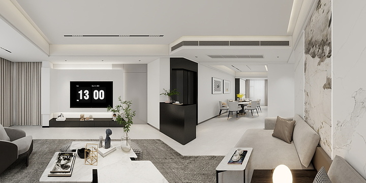 众美装饰王金辉-明阳杏苑1601效果图-修改-副本-装修设计方案