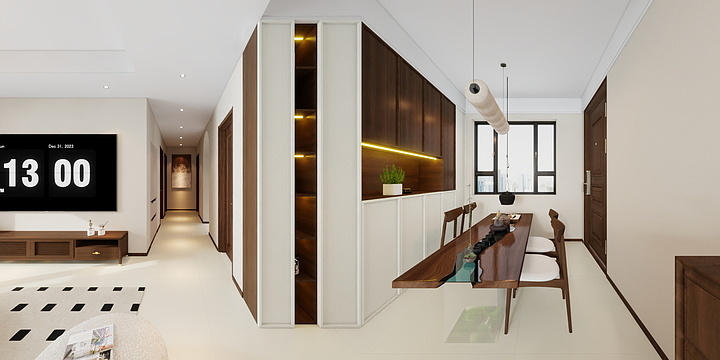 凤兮设计-乍暖还寒-戎祥居-第二方案-装修设计方案