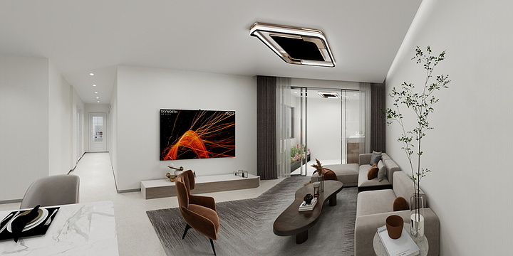 辉泰全案设计工作室-硬装专业等级考核户型-副本-装修设计方案