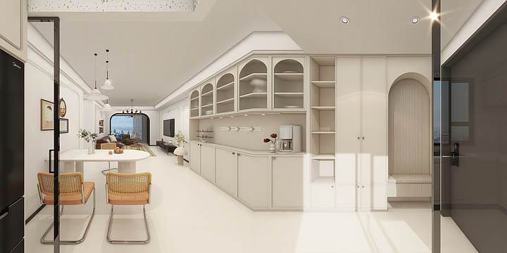 鑫源設計-正荣府139效果图-装修设计方案