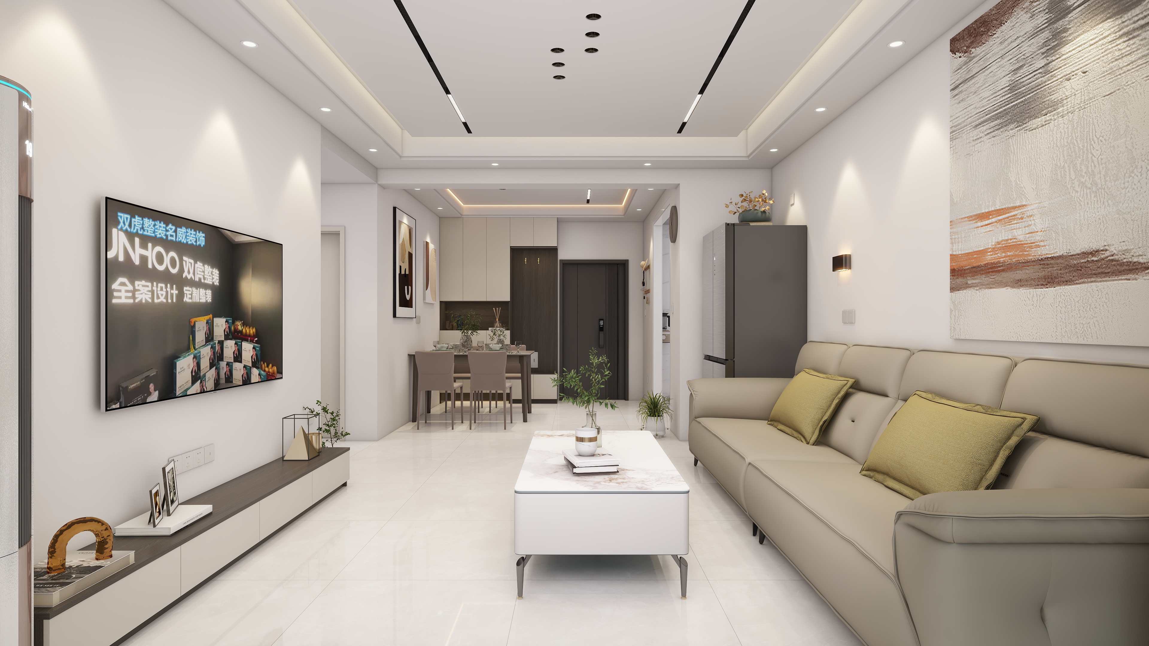 邓州石峰-邓州-银基王朝-2室2厅-装修设计方案