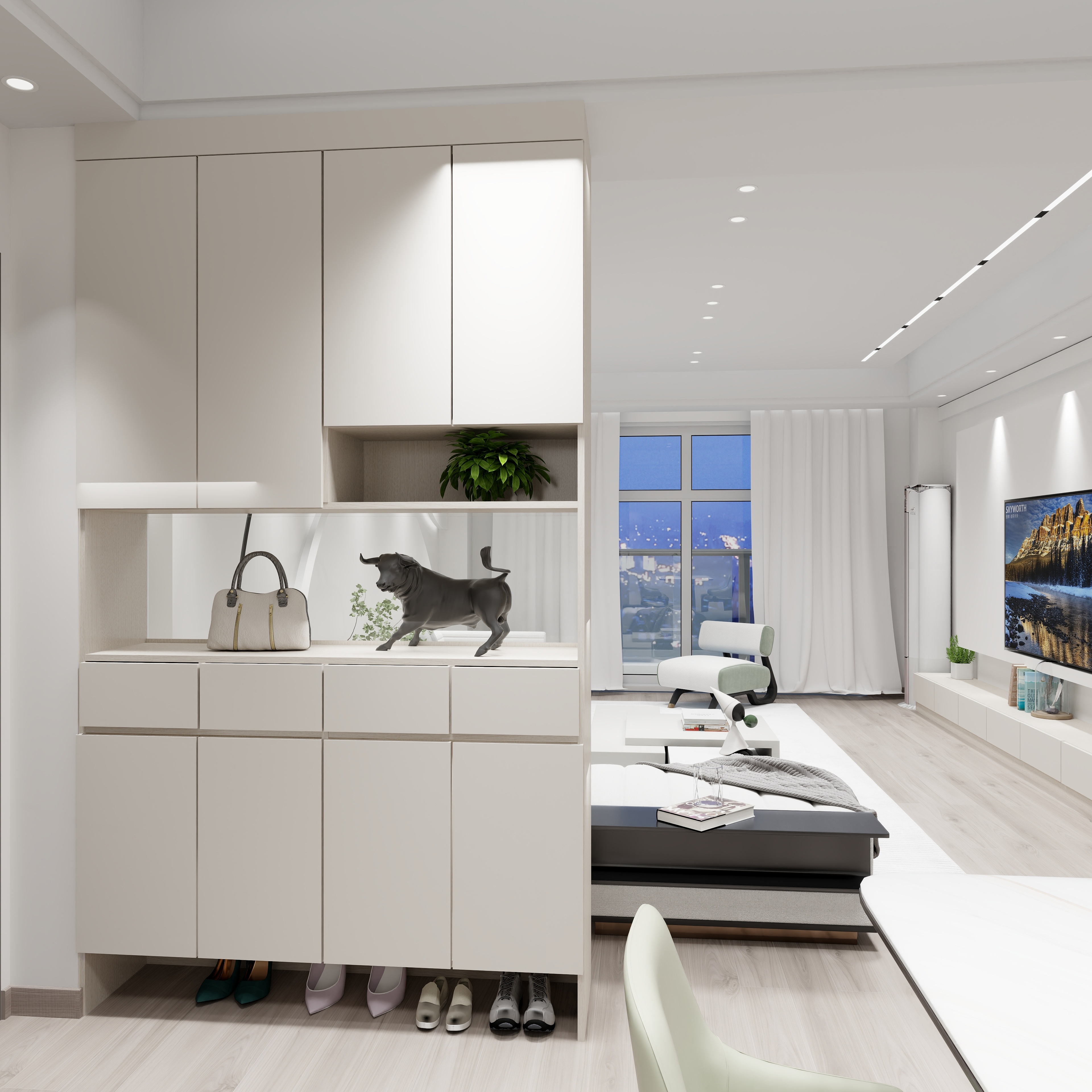 清泉雀树装饰太康路166号-青羊区兴城融域3-2-701会姐-装修设计方案