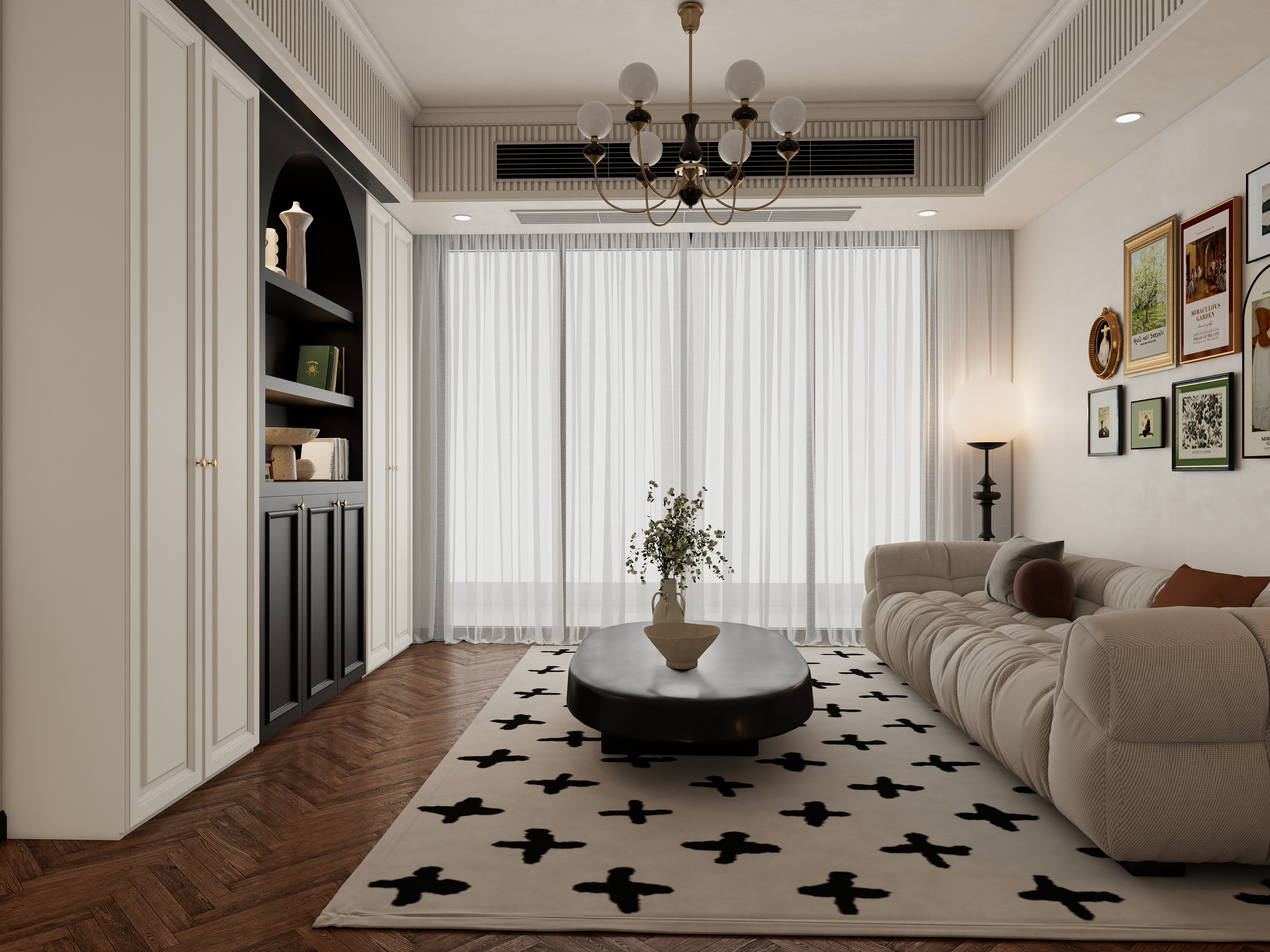 厚度定制-燁-南海九江113㎡3室装修效果图