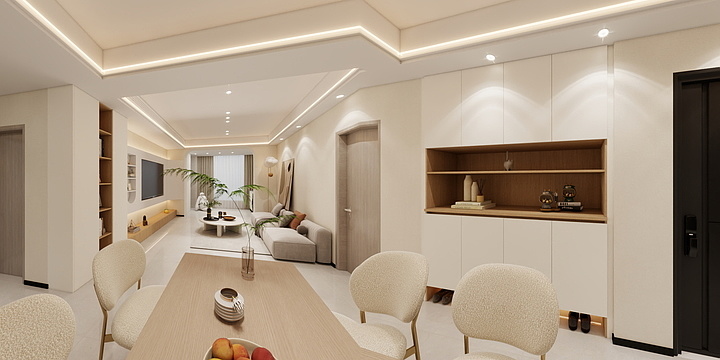 绝世番茄-滨河10-4-901-装修设计方案