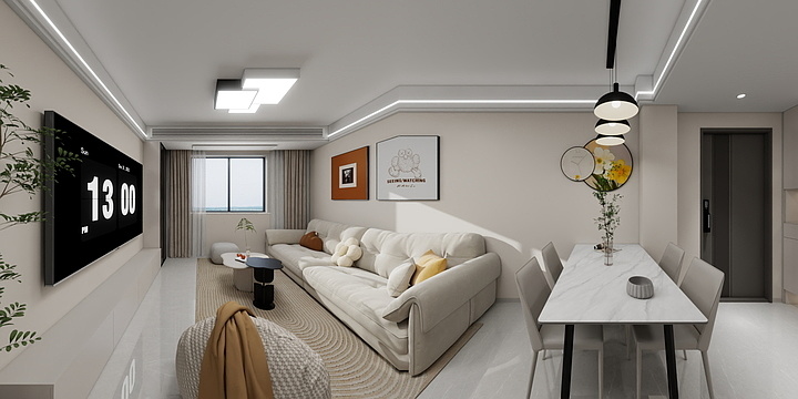 尚景逸家装饰设计-槐花园C区1栋302-装修设计方案