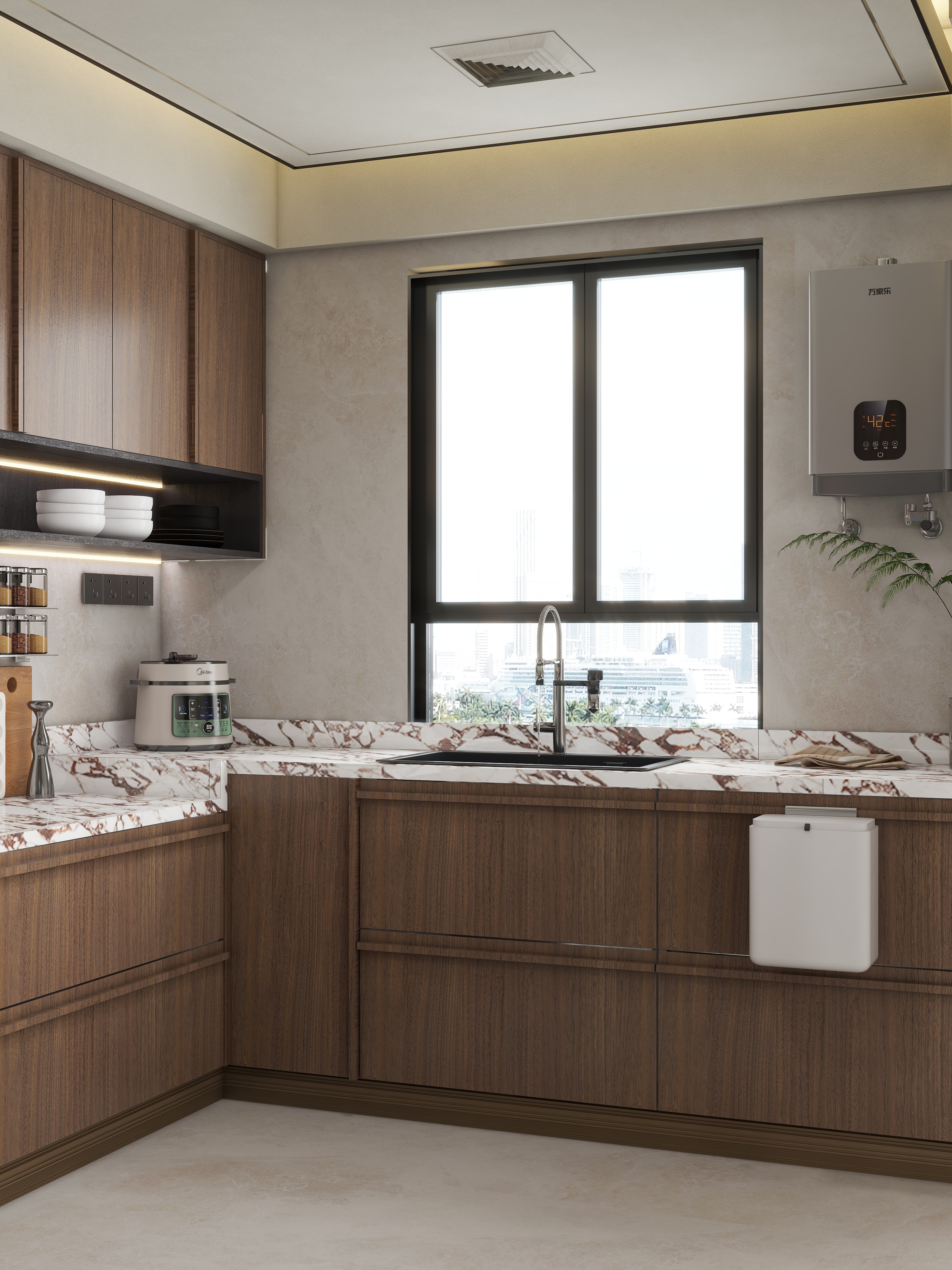 点点设计.-宝格丽与骨骼线的低奢质感装修效果图