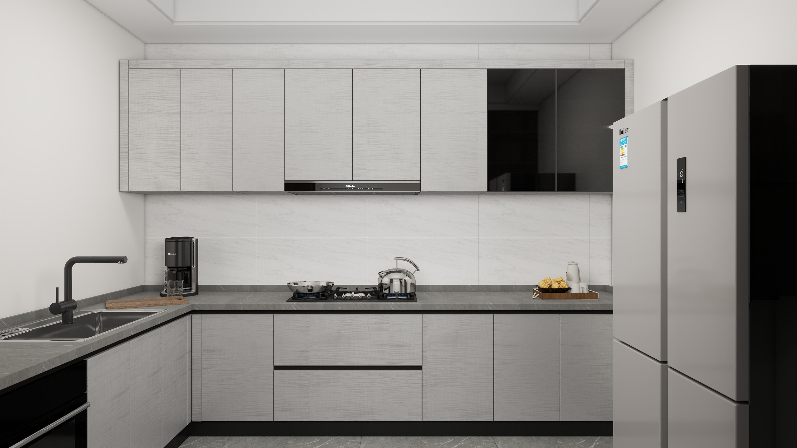 一流俗人-195㎡4室装修效果图