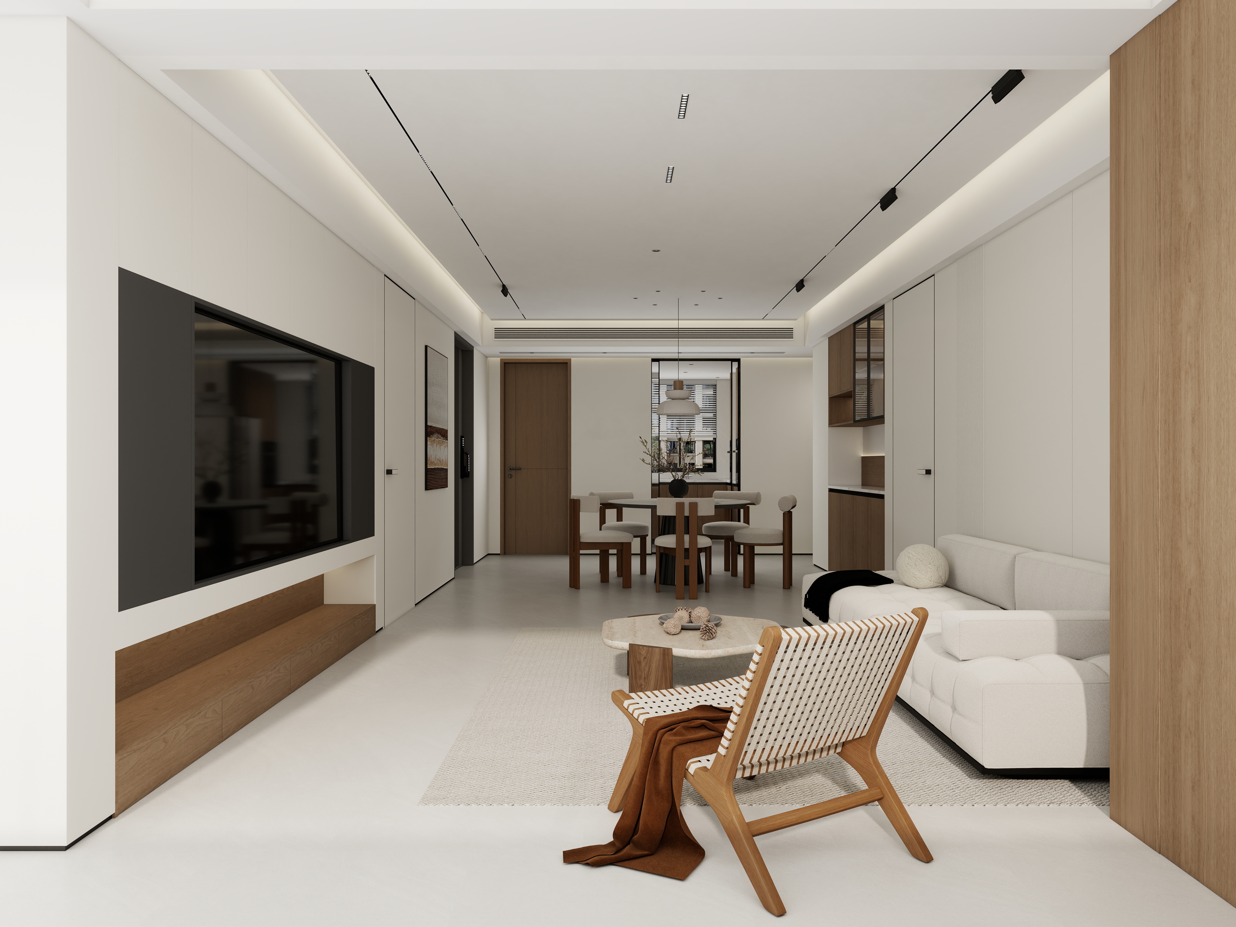 二七姓李-133㎡4室装修效果图