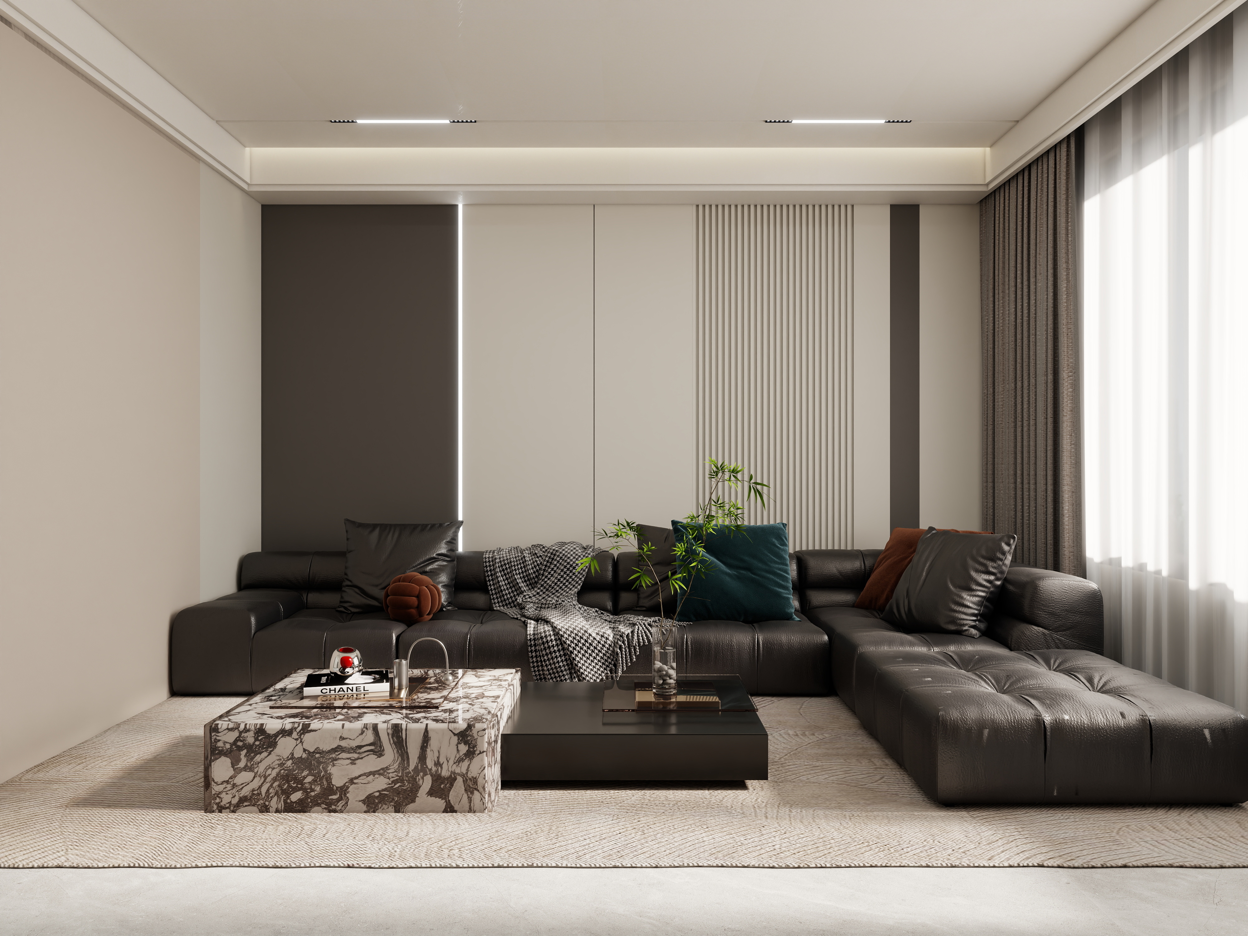 壹诺设计工作室-现代简约装修效果图