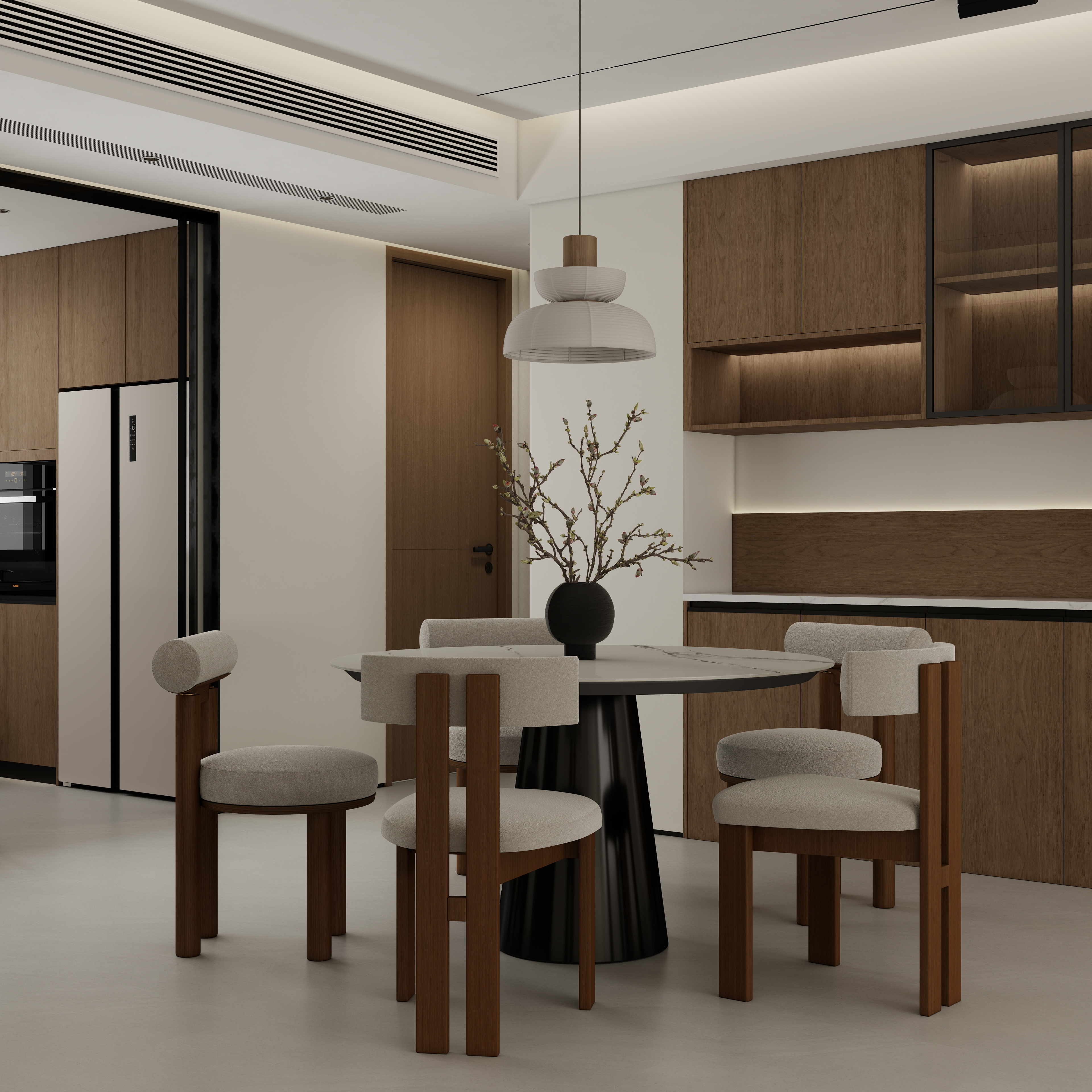 二七姓李-133㎡4室装修效果图