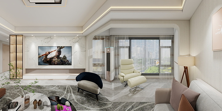 圆融木屿空间设计-德坤小区-装修设计方案