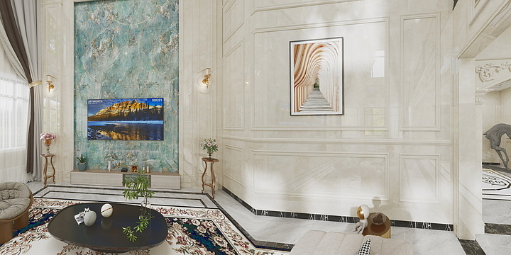 張evHw-欧式双层挑空-装修设计方案