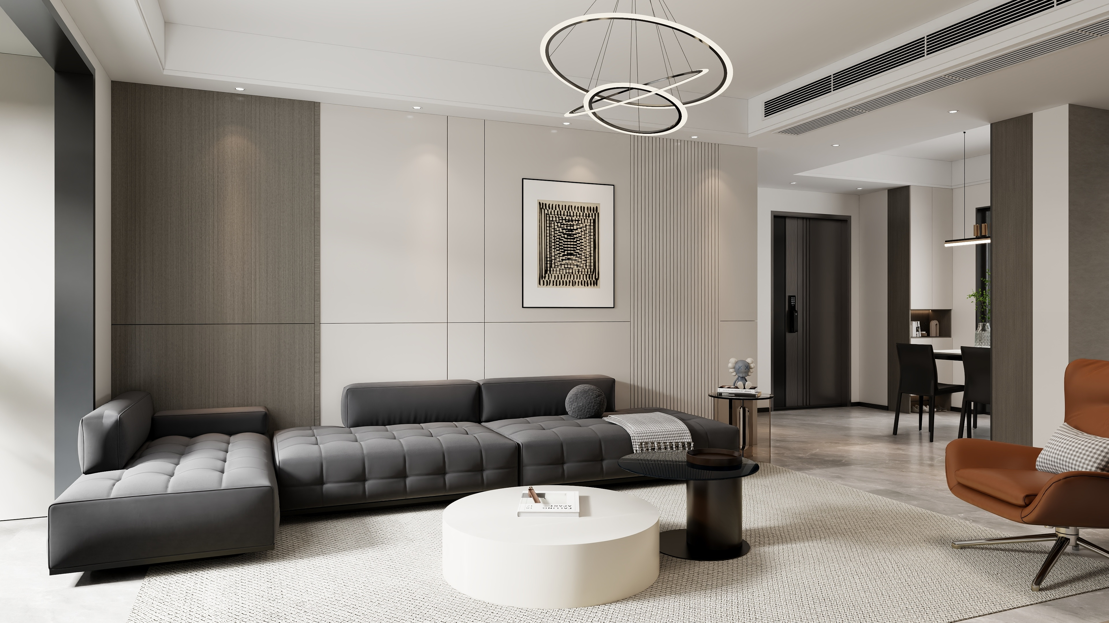 梦耀视觉设计-梦耀-现代风格130²-装修设计方案