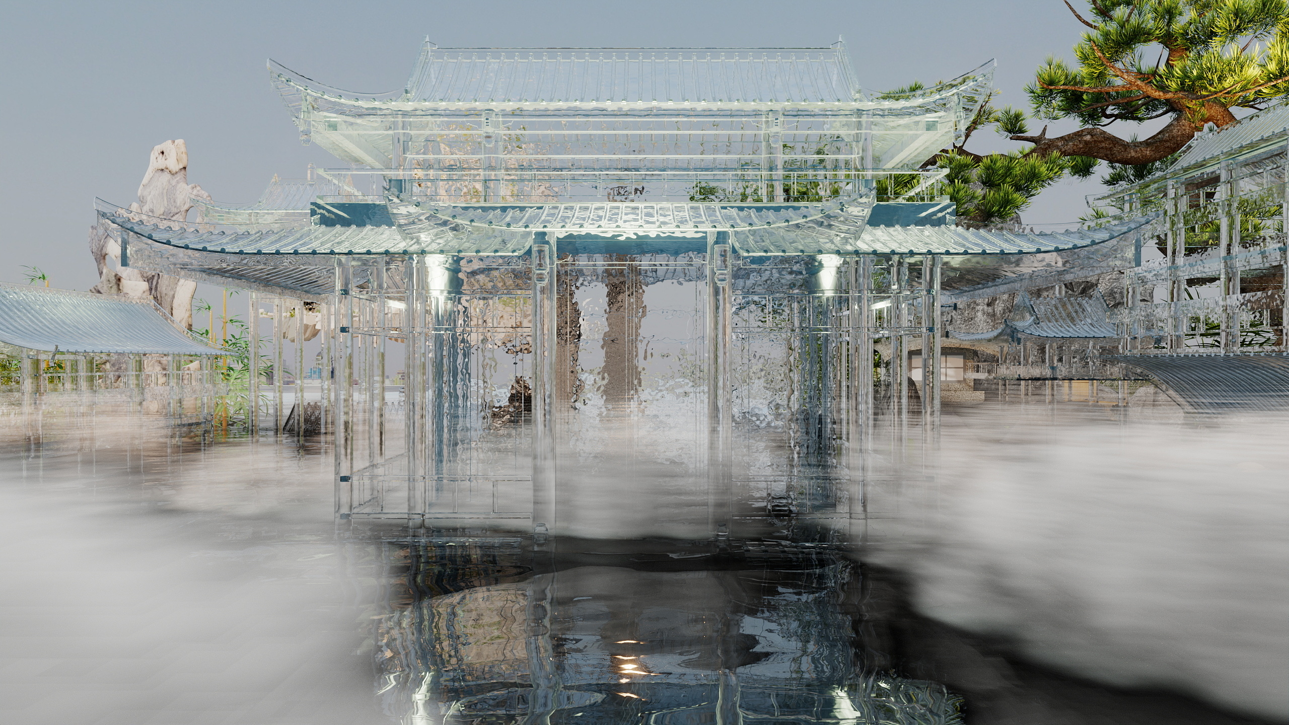 林克空间设计-蓬萊仙境打卡造景-装修设计方案