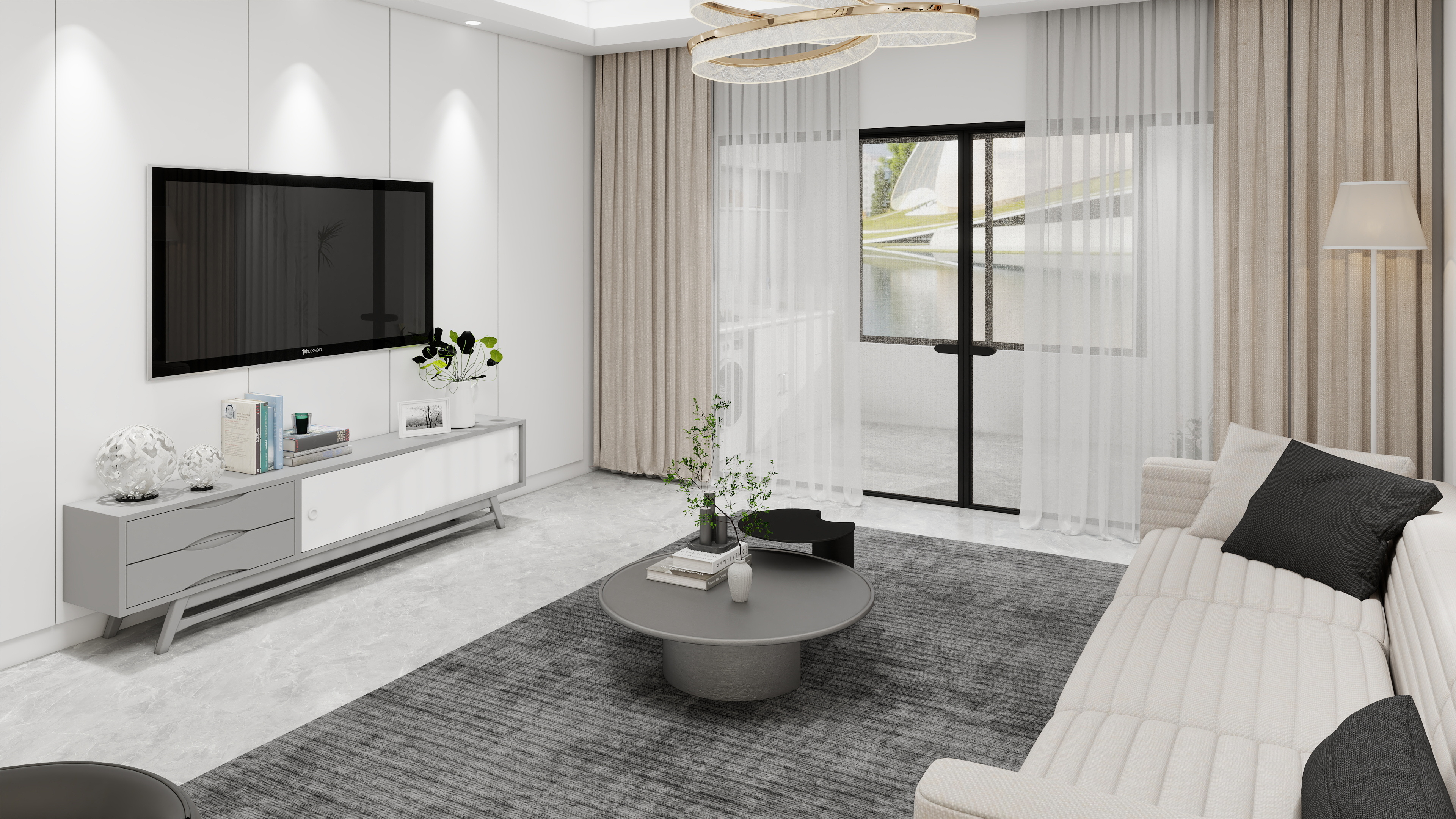 酷家小贤-保利东湾55㎡-装修设计方案