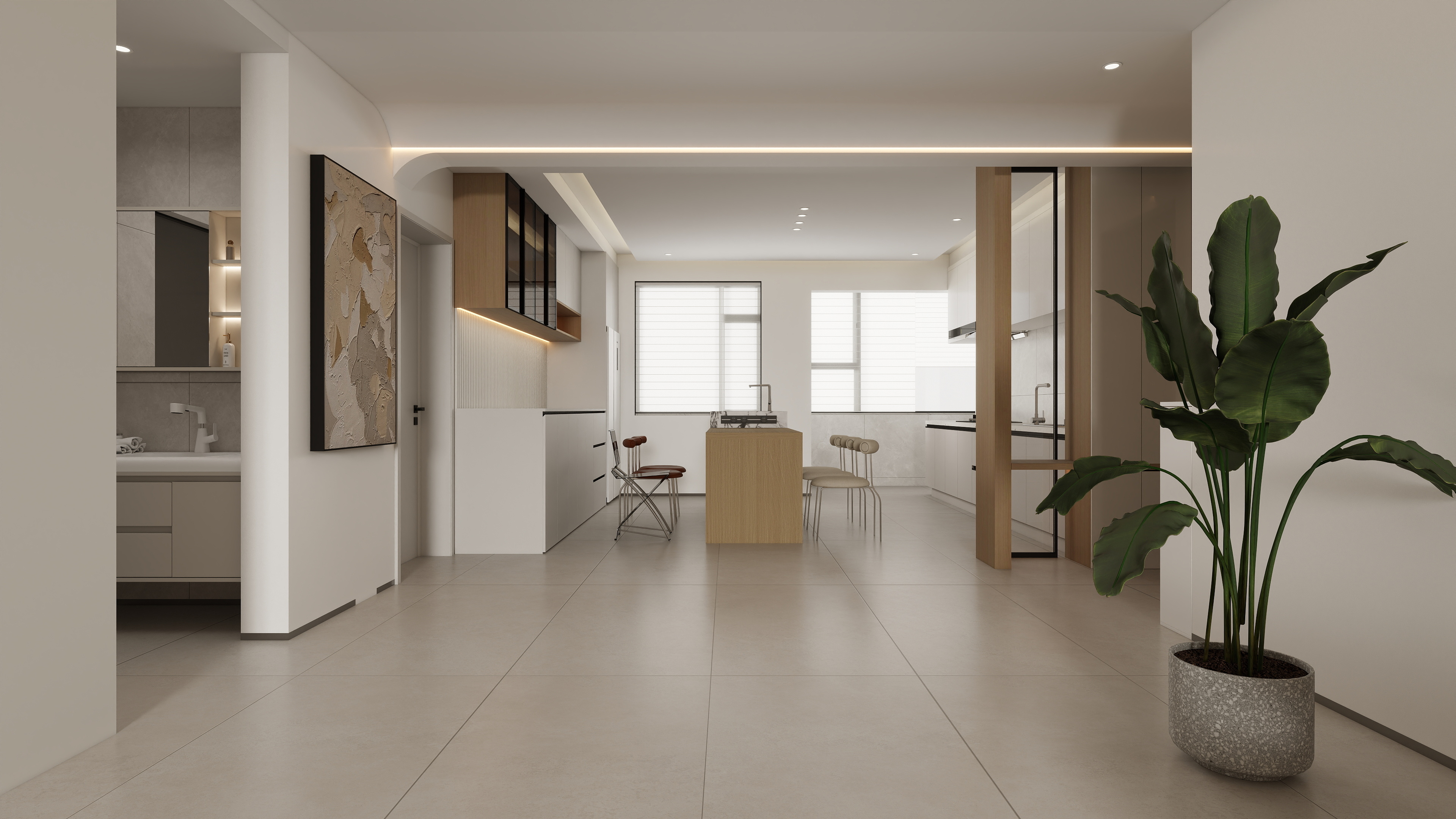 張设计-117㎡2室-装修设计方案