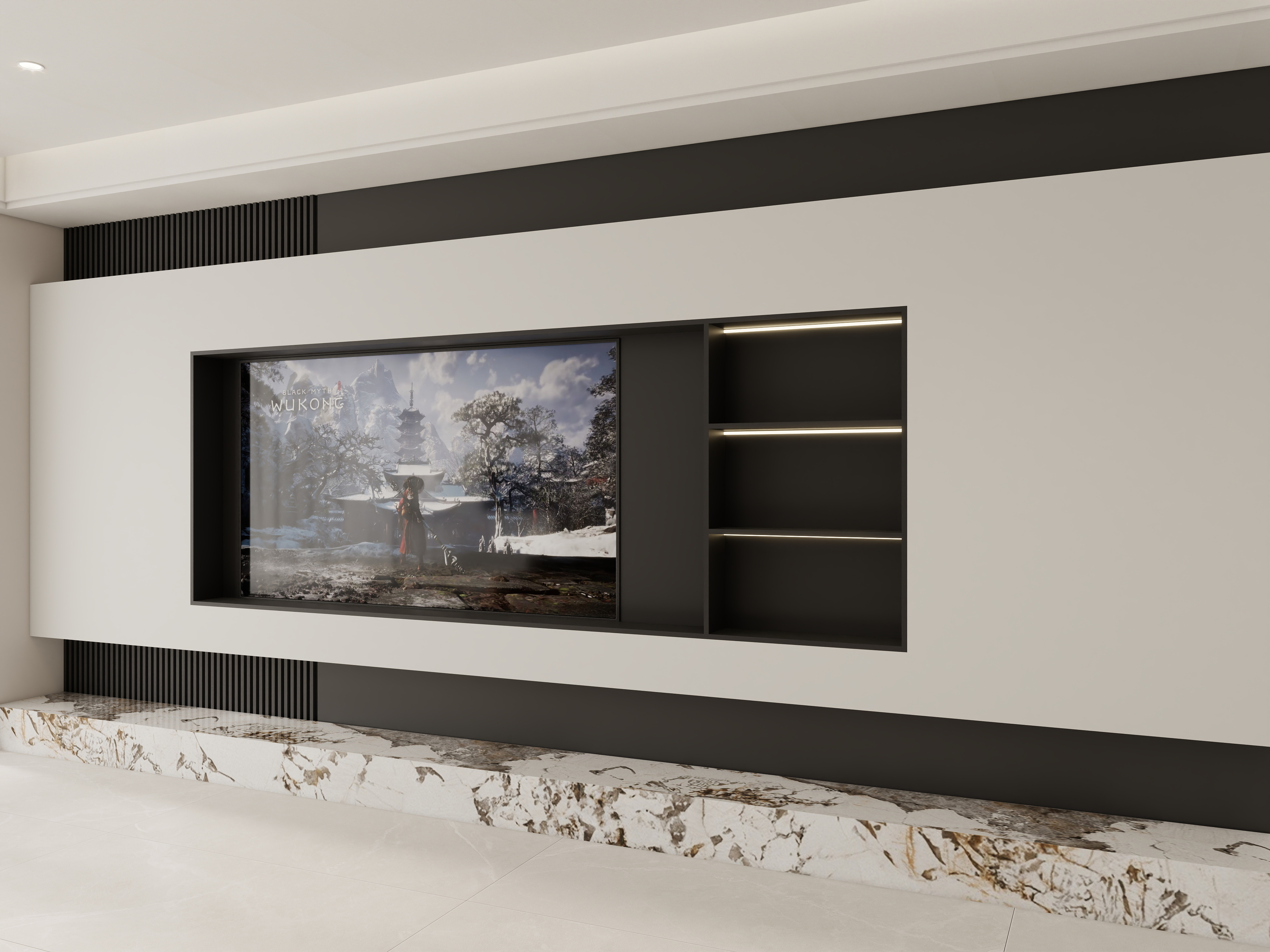 壹诺设计工作室-现代简约装修效果图