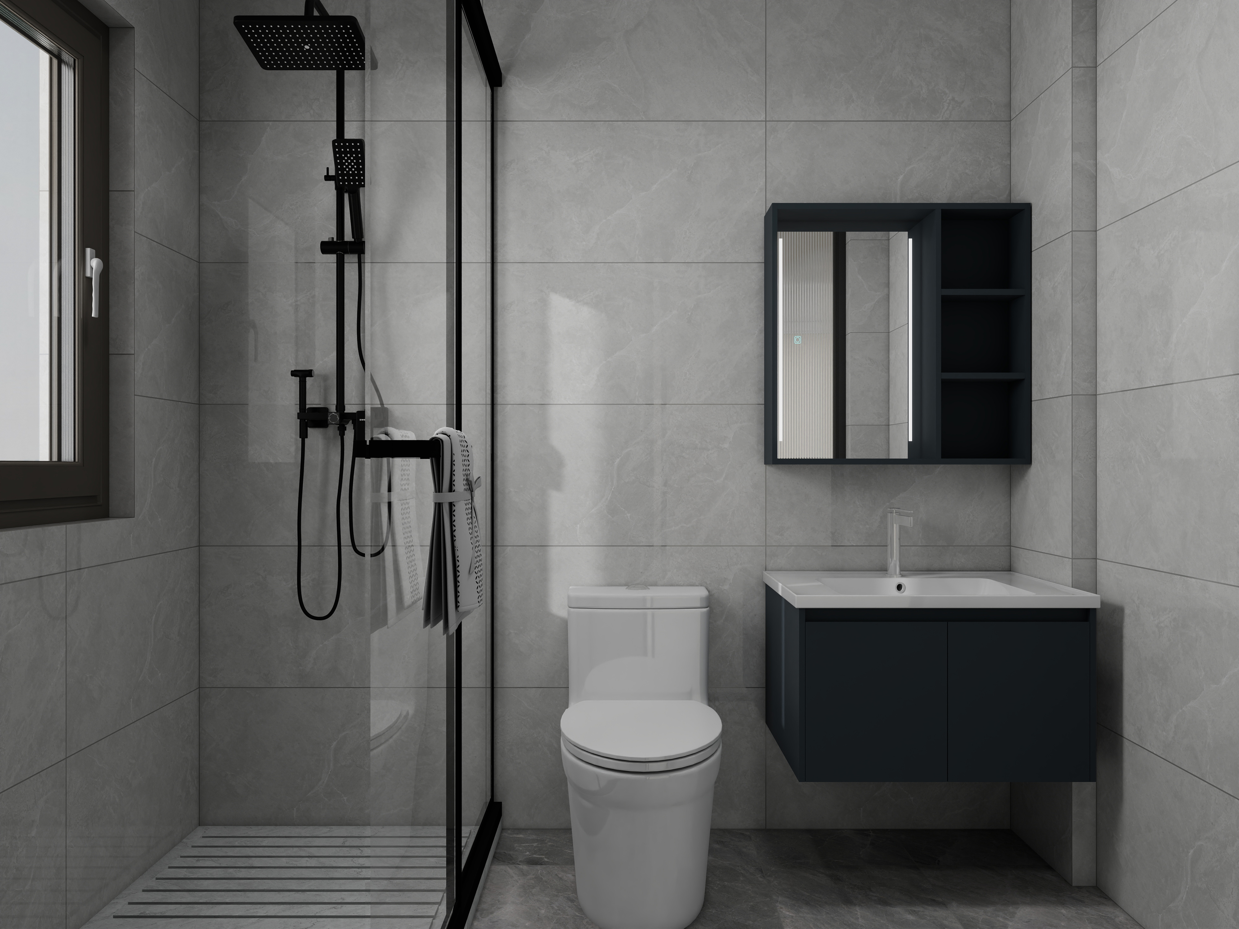 海之峰装饰设计-海德公园81㎡3室-装修设计方案