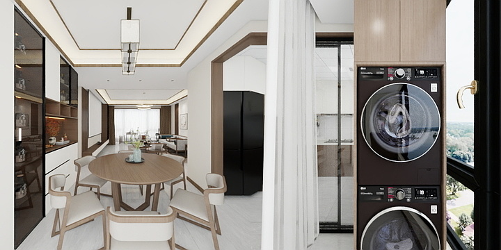 Designch..-鸿安140平方宋氏极简-副本-装修设计方案