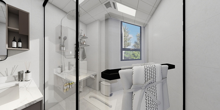 岁岁知雨-舒馨佳苑4-1-1203效果图-装修设计方案