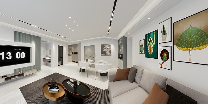 居美家装饰设计@-机场坪  -装修设计方案