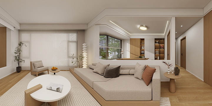 全案设计师-笑笑-8.29金色家园-效果图-装修设计方案