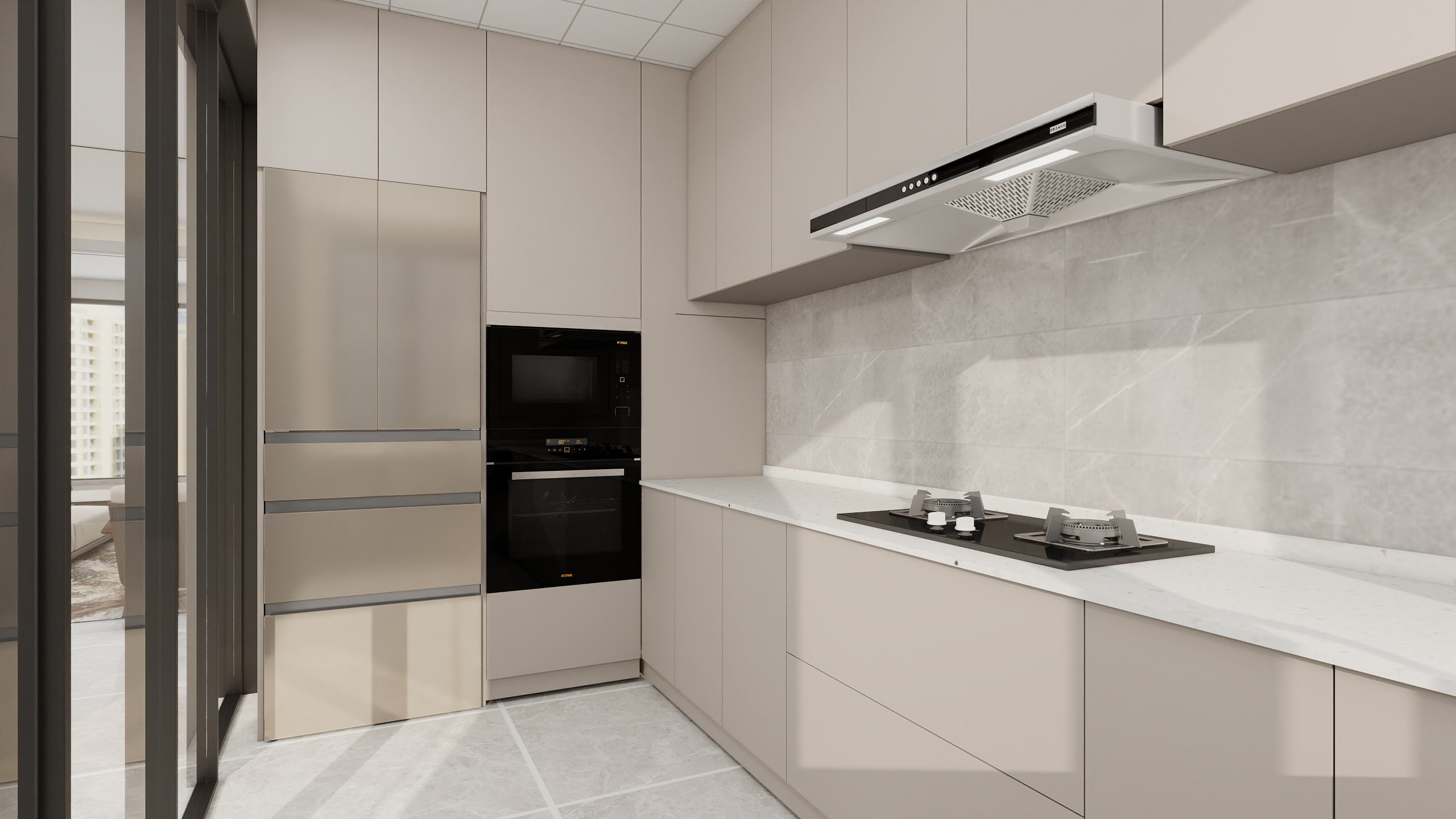 四叶草~玲-湖城印象熙岸现代简约172㎡4室装修效果图