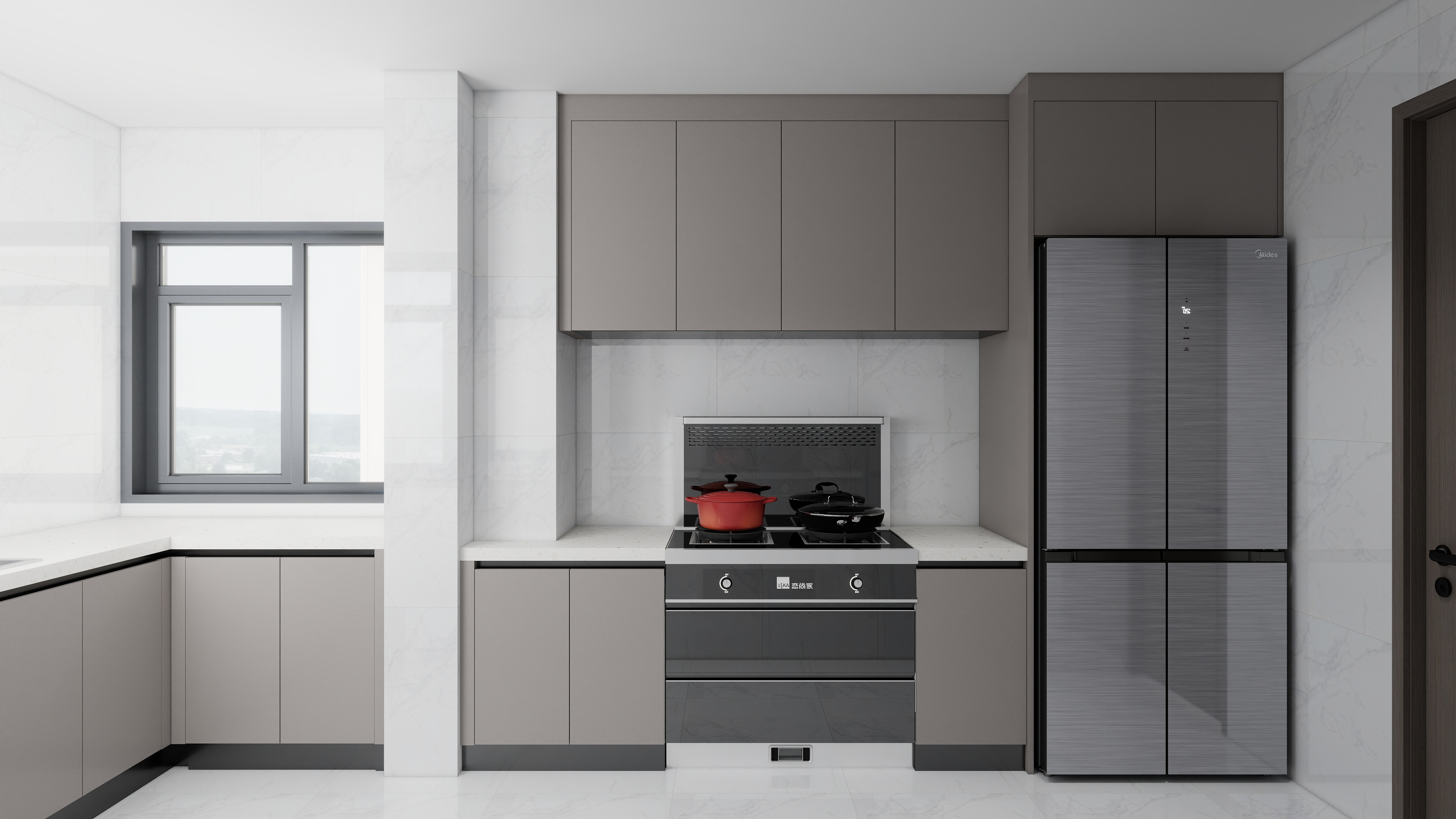 小米金瓜周-御西景苑10-1-3003两室两厅一厨一卫-装修设计方案