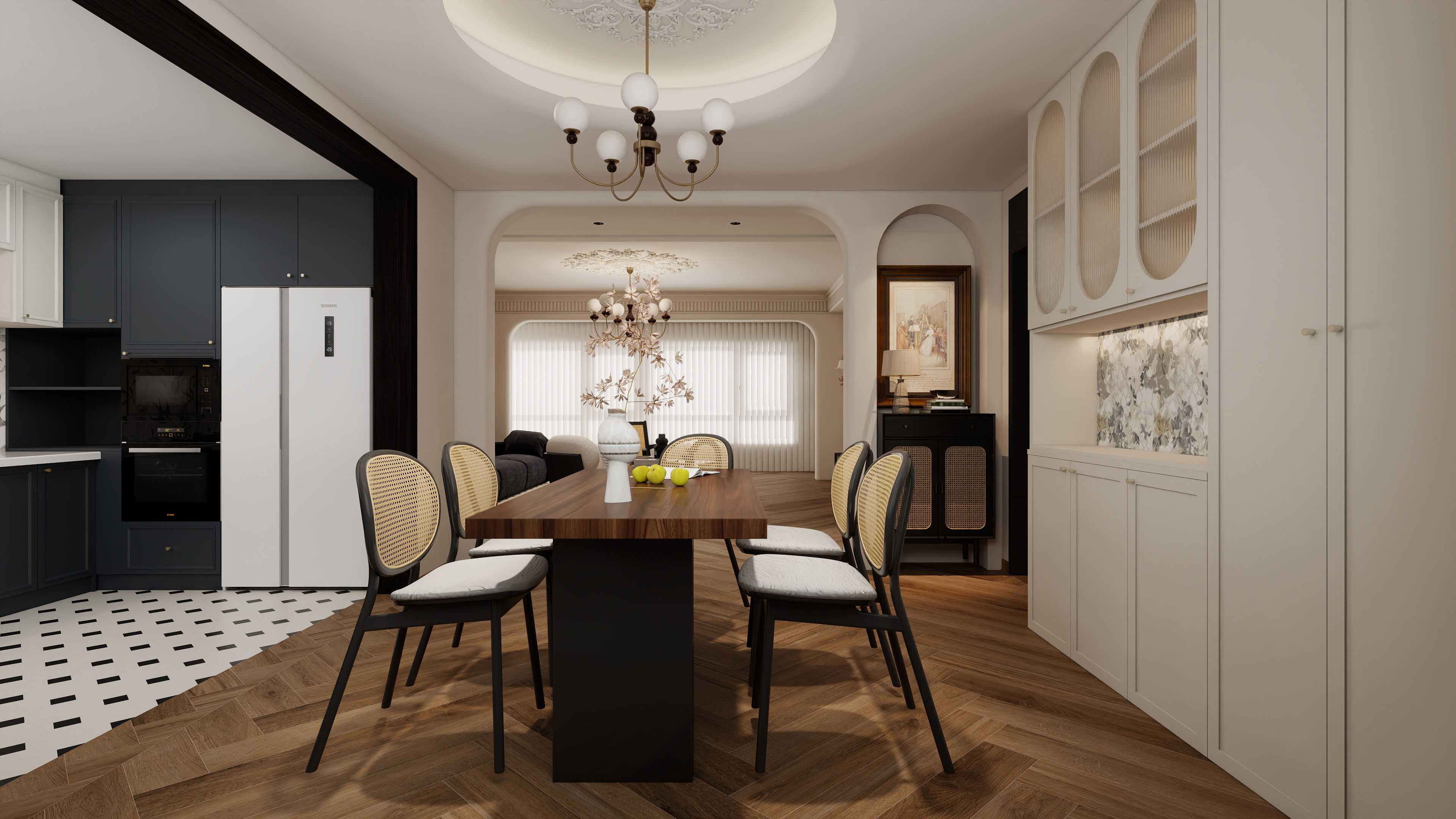 丁小玖-186㎡4室装修效果图