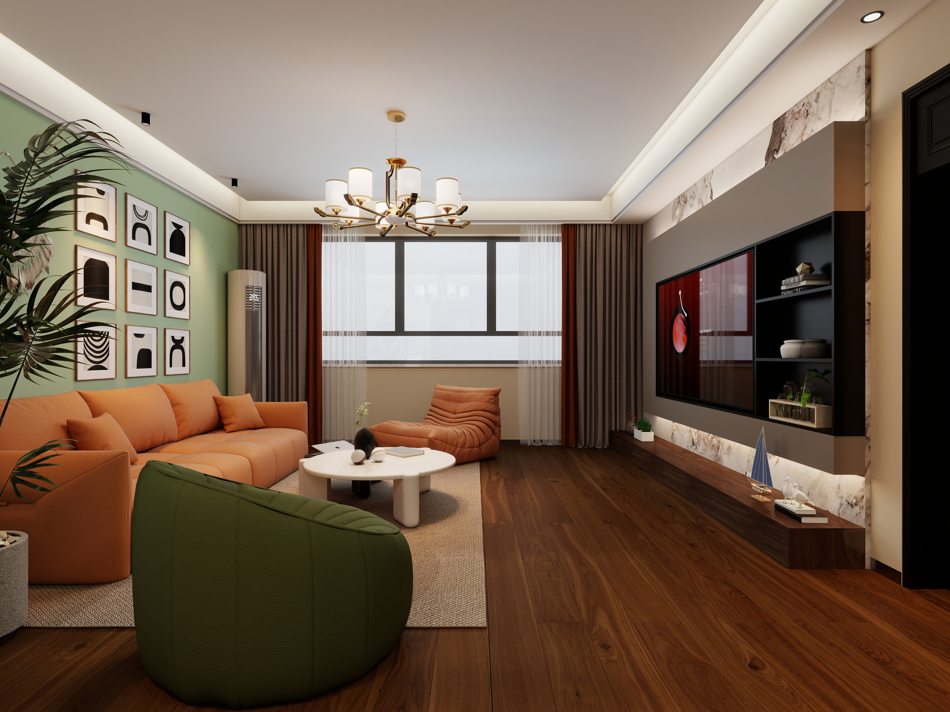 1504*ptWL-欧式小屋装修效果图