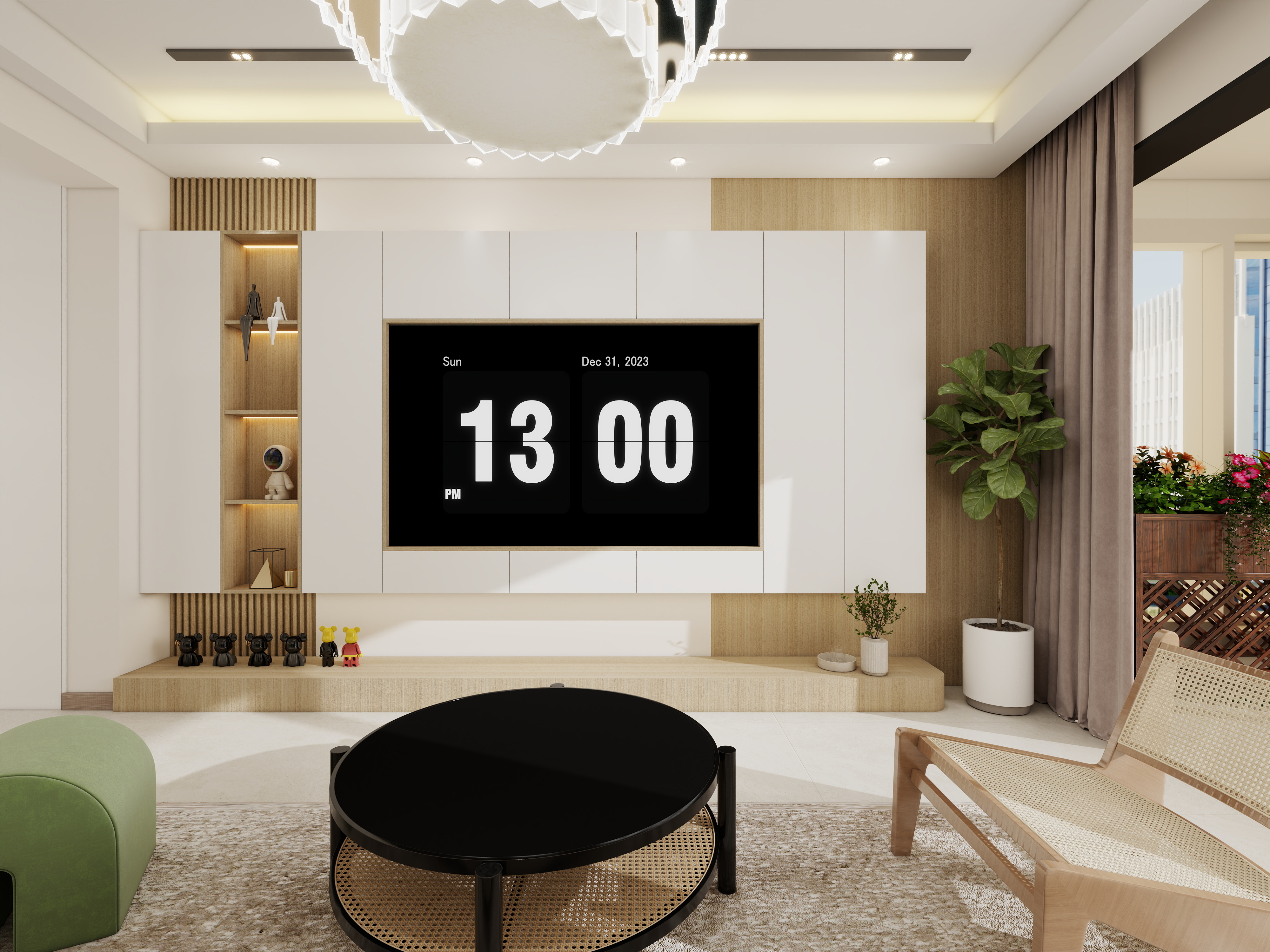 艺雅丽-143平现代简约装修效果图