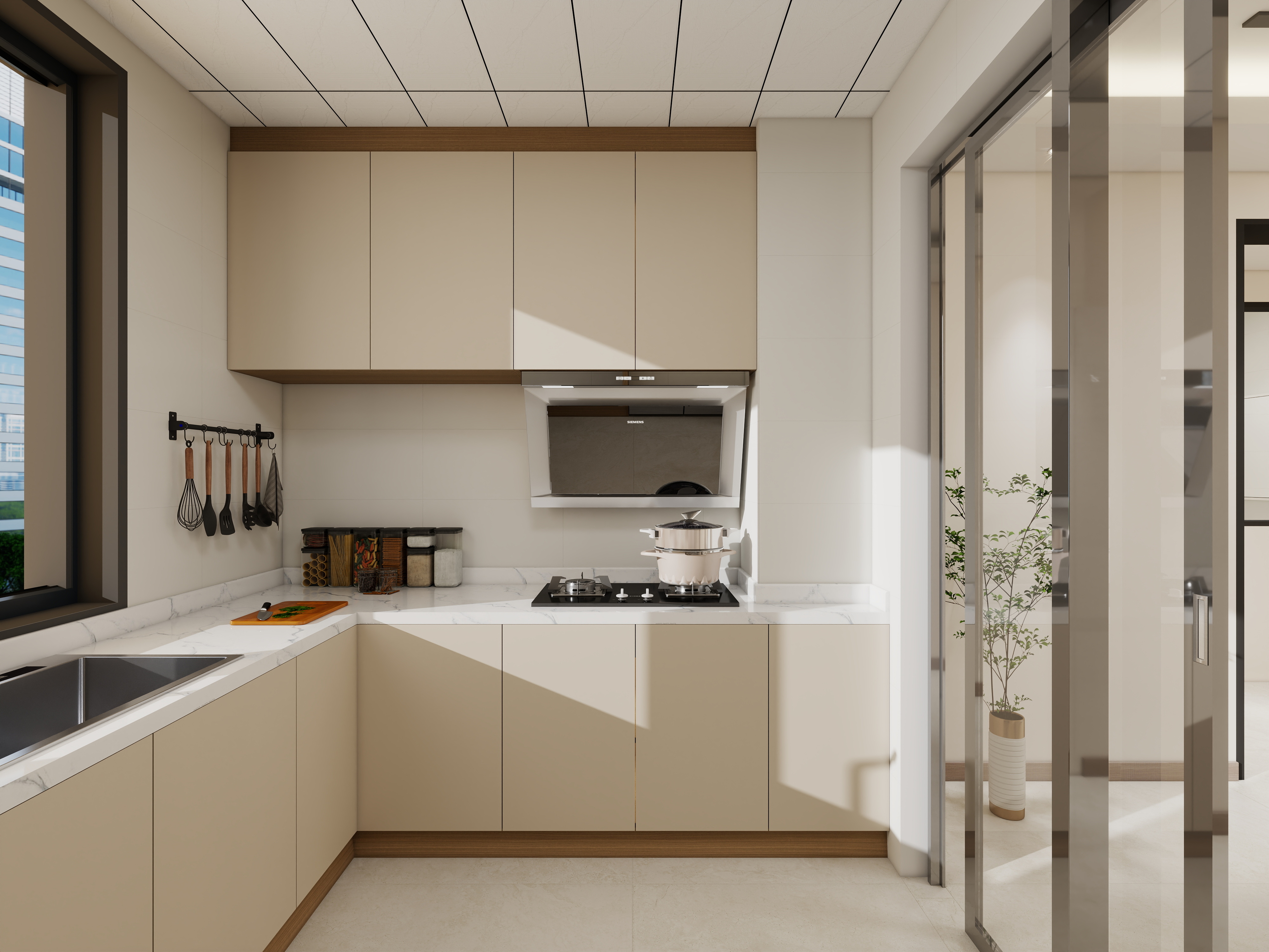 艺雅丽-143平现代简约装修效果图