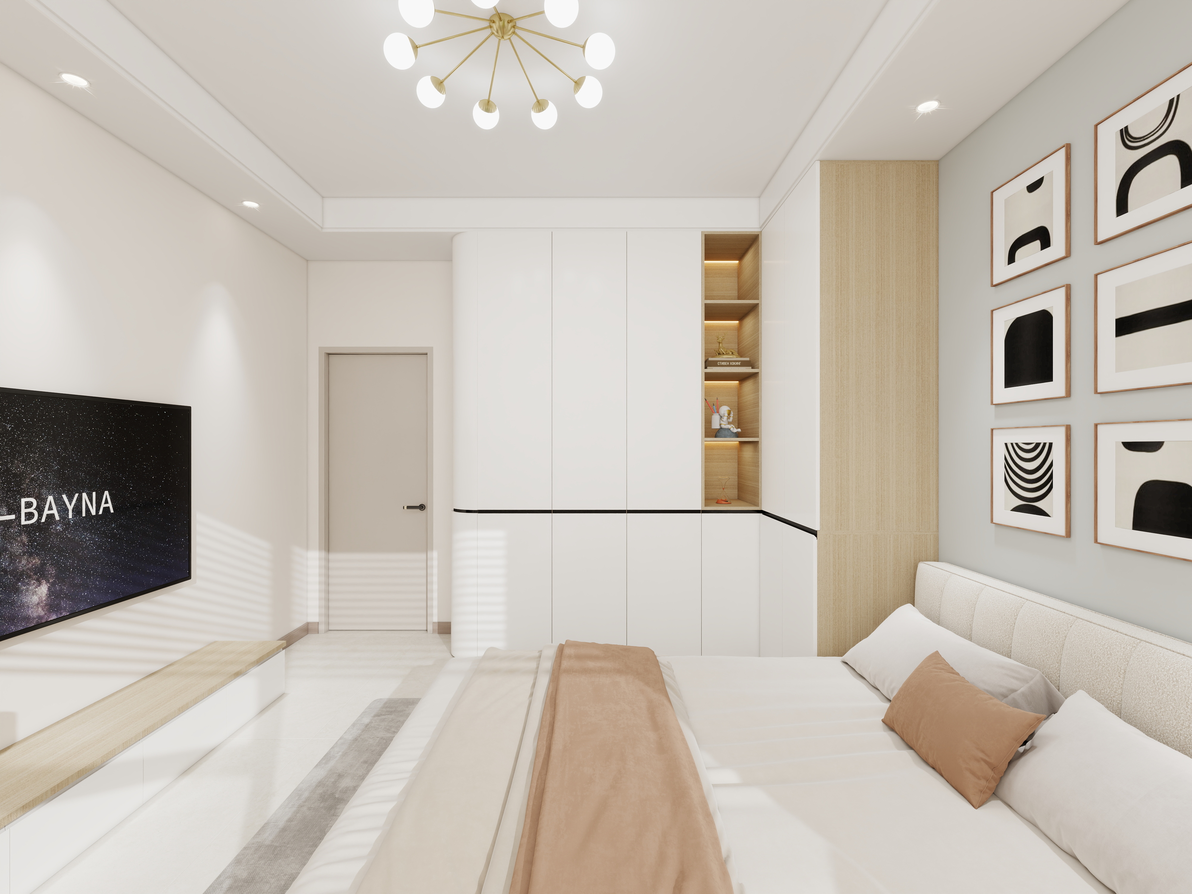 艺雅丽-143平现代简约装修效果图