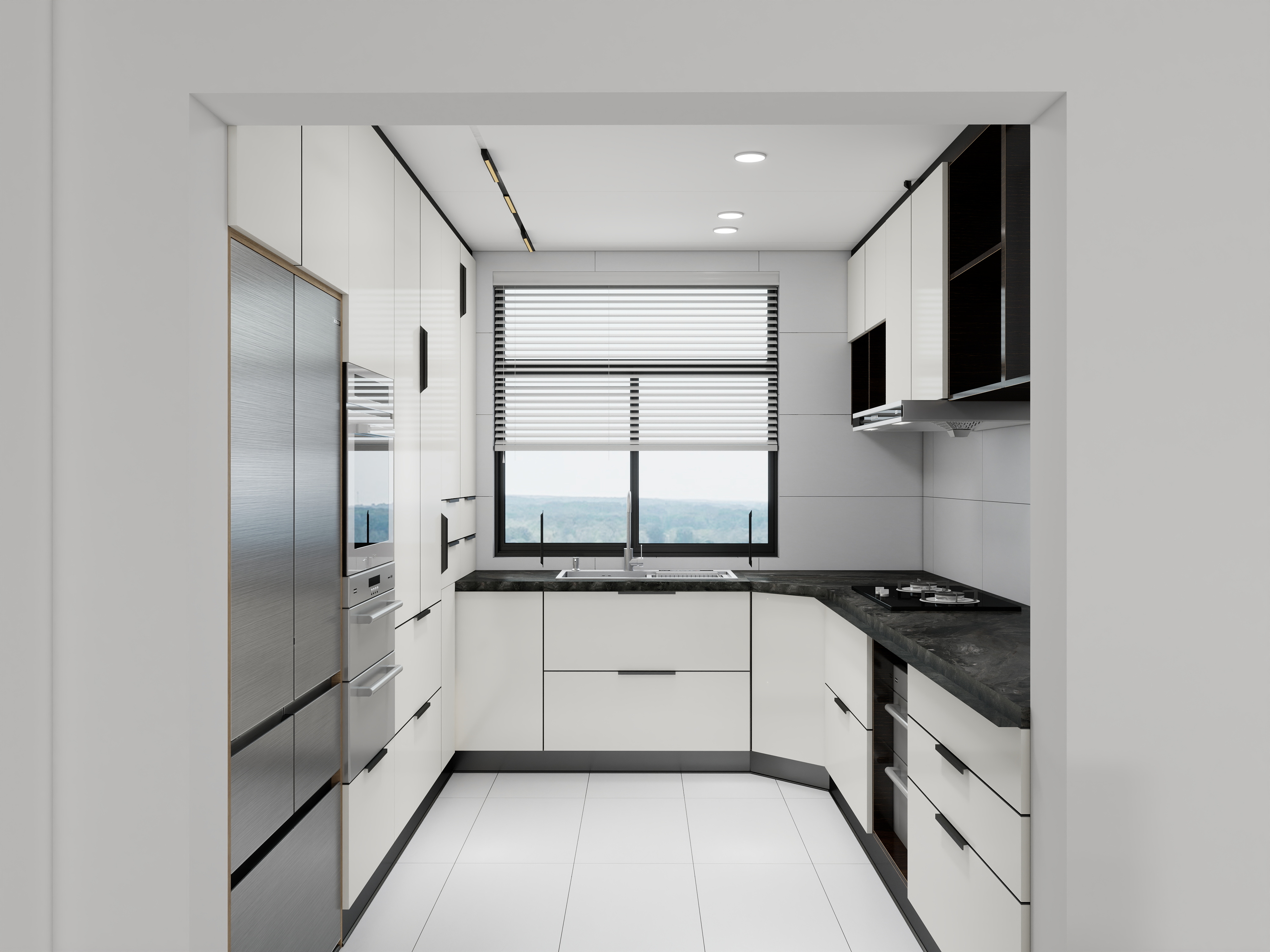 冠匠设计-曲靖市极简风格装修效果图