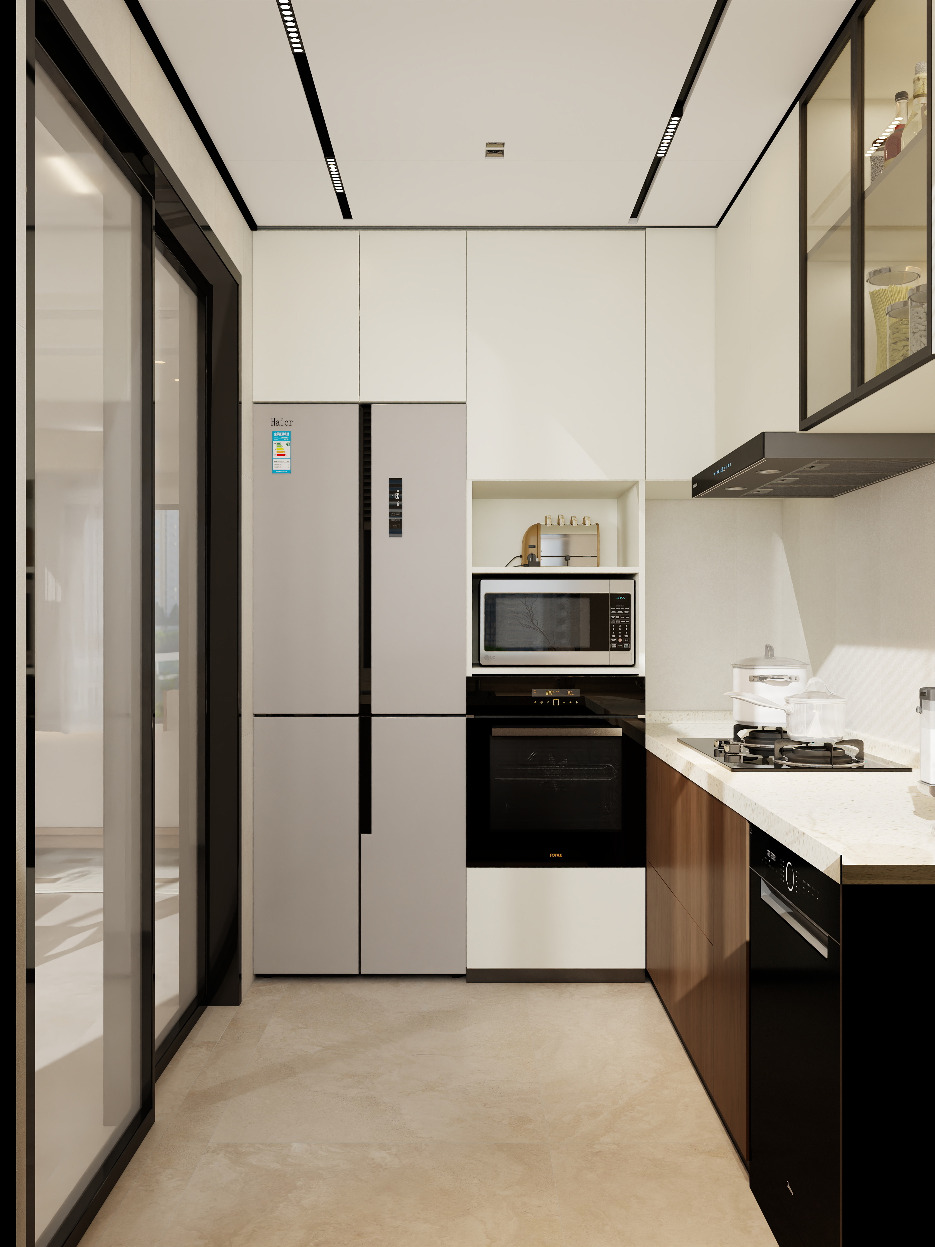 温瞳设计表现-观云府中古风130平3装修效果图