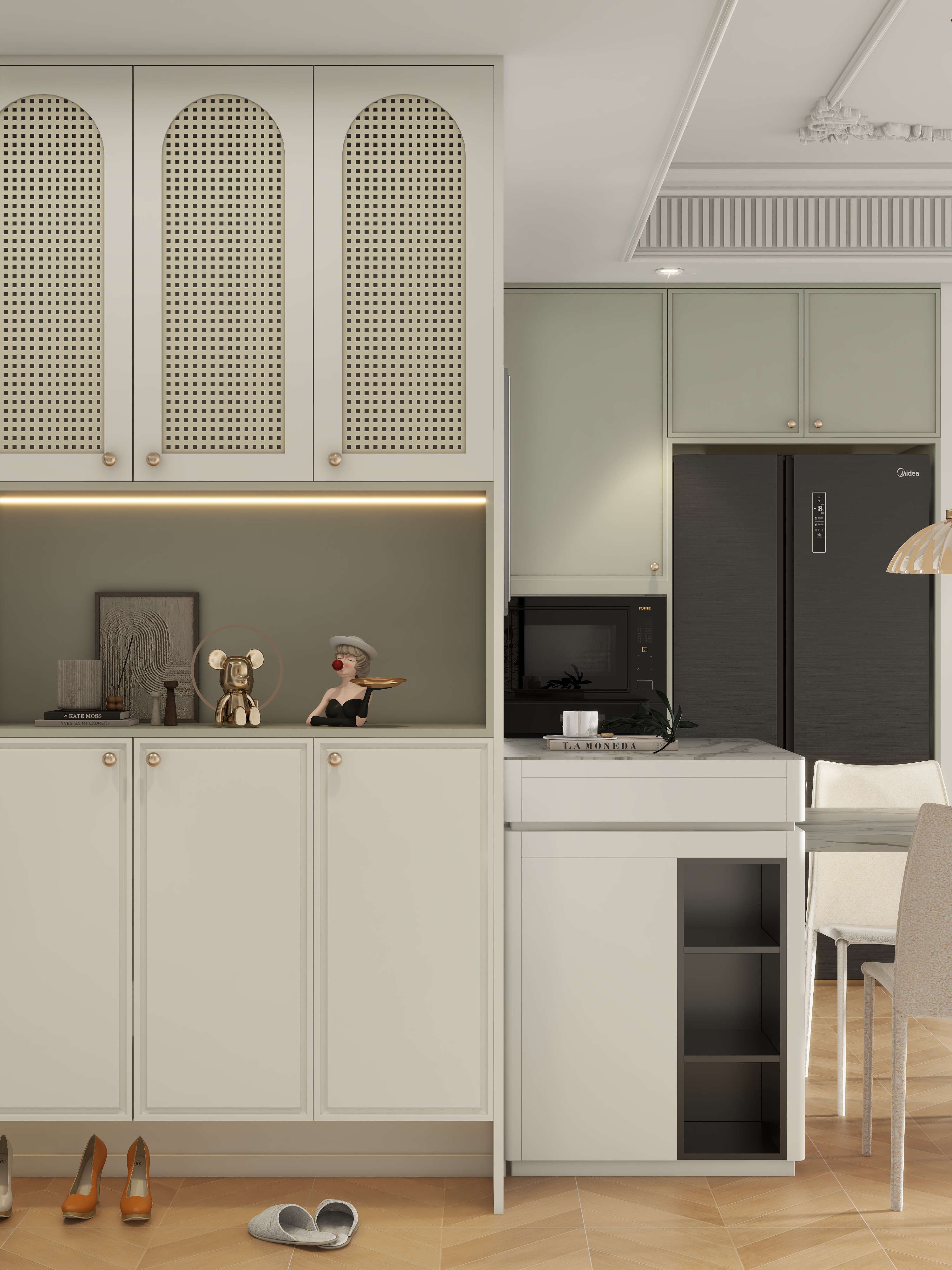 设计师珂源-武汉二十四城田园129㎡3室装修效果图