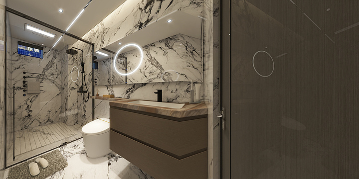 惠东惠达卫浴-江山一号15-2-2902陈总-装修设计方案