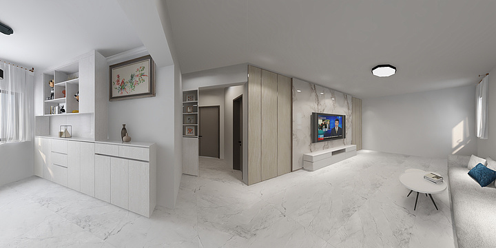 华盛全屋定制O-美丽的院子-装修设计方案