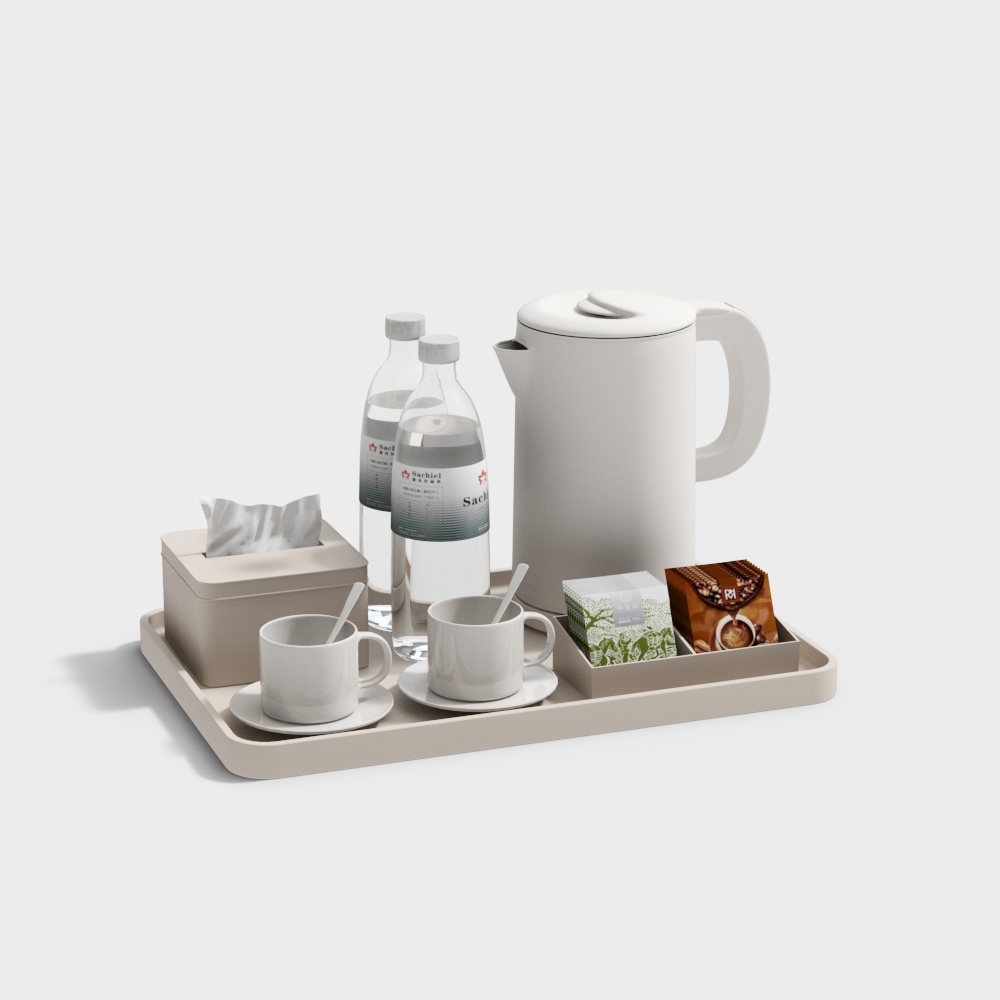 酒店茶具摆件
