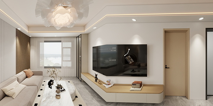 向南在画图-103㎡3室-装修设计方案