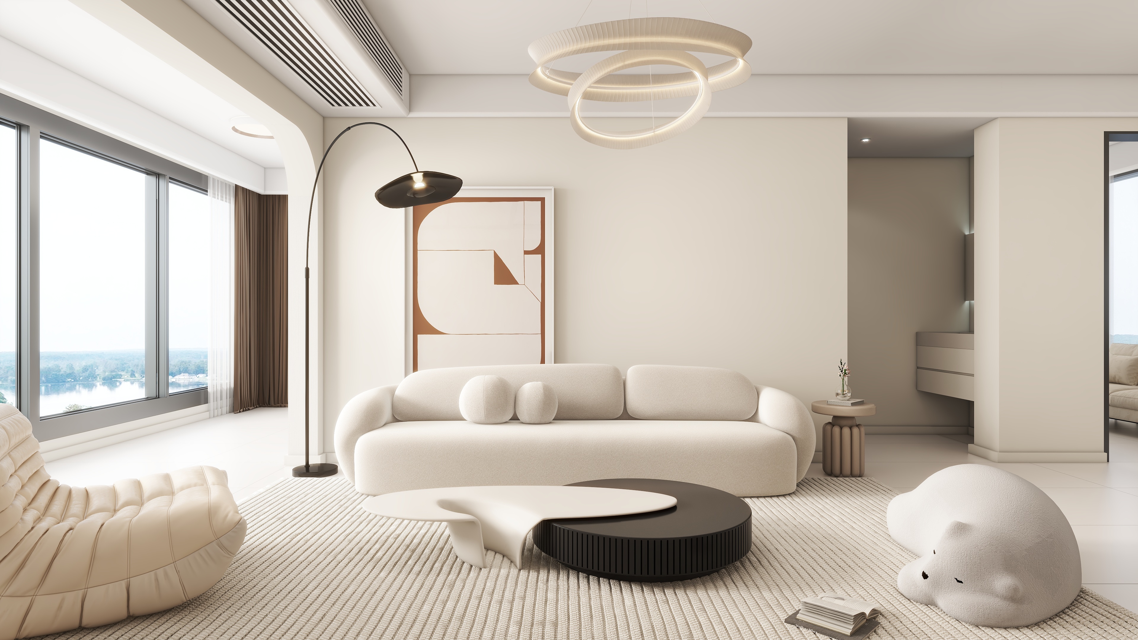 阳邢-143㎡4室装修效果图