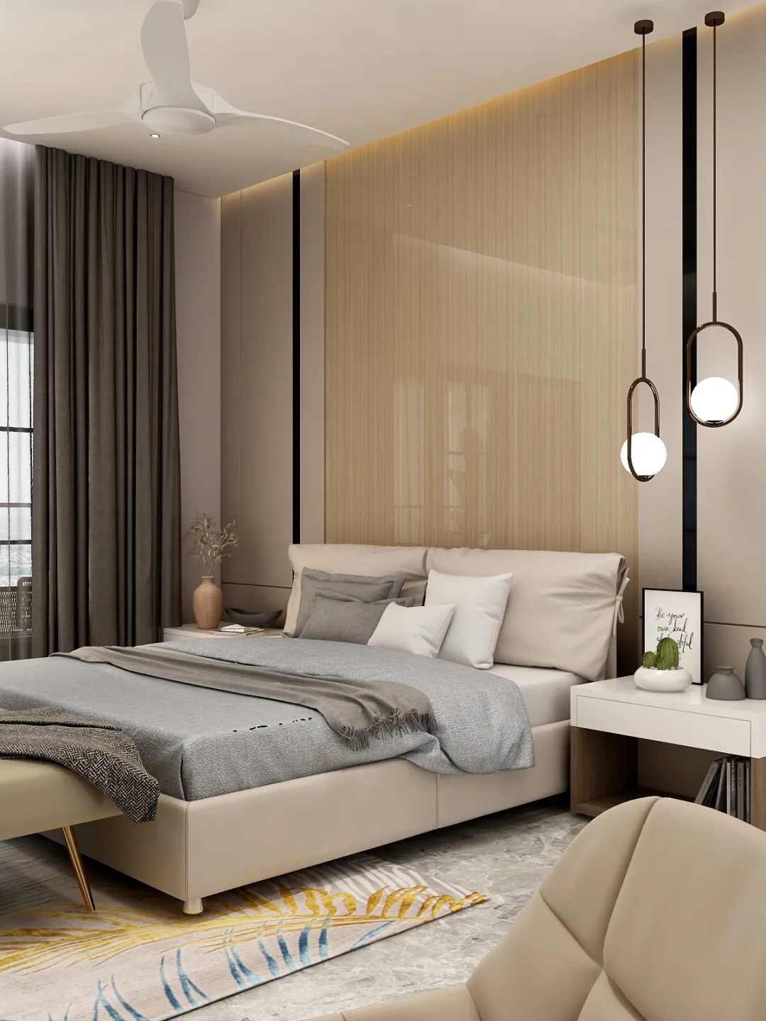 connectsapta的装修设计方案:Bedroom design