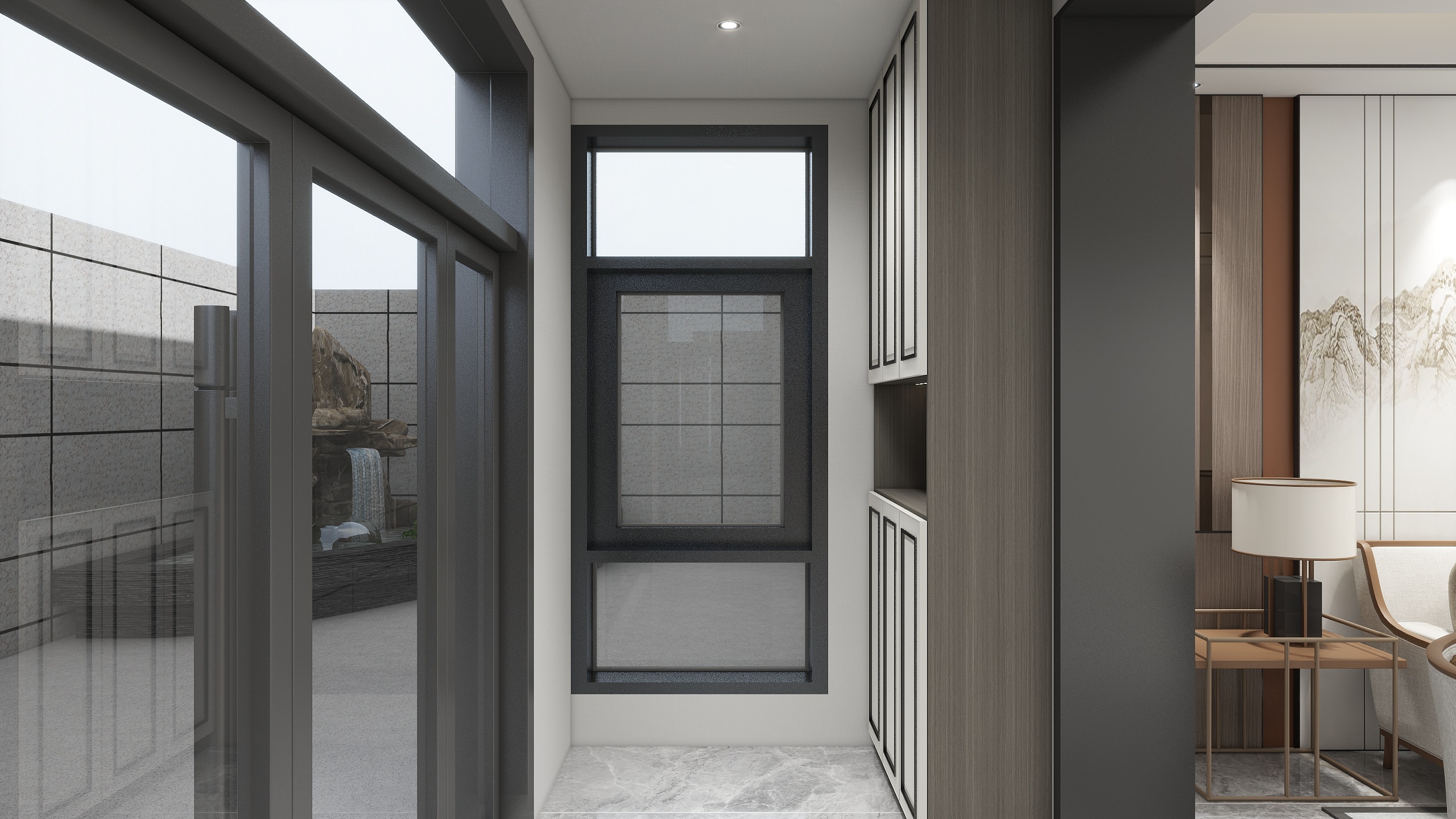 设计师玉京子-自建平层装修效果图